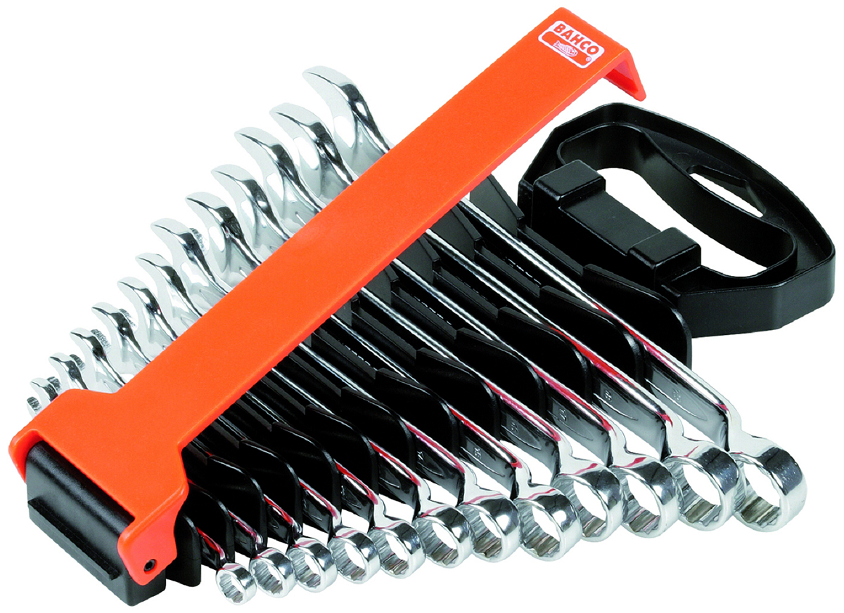 Bahco 12-Piece Spanner Set, 8 To 19 mm, Alloy Steel