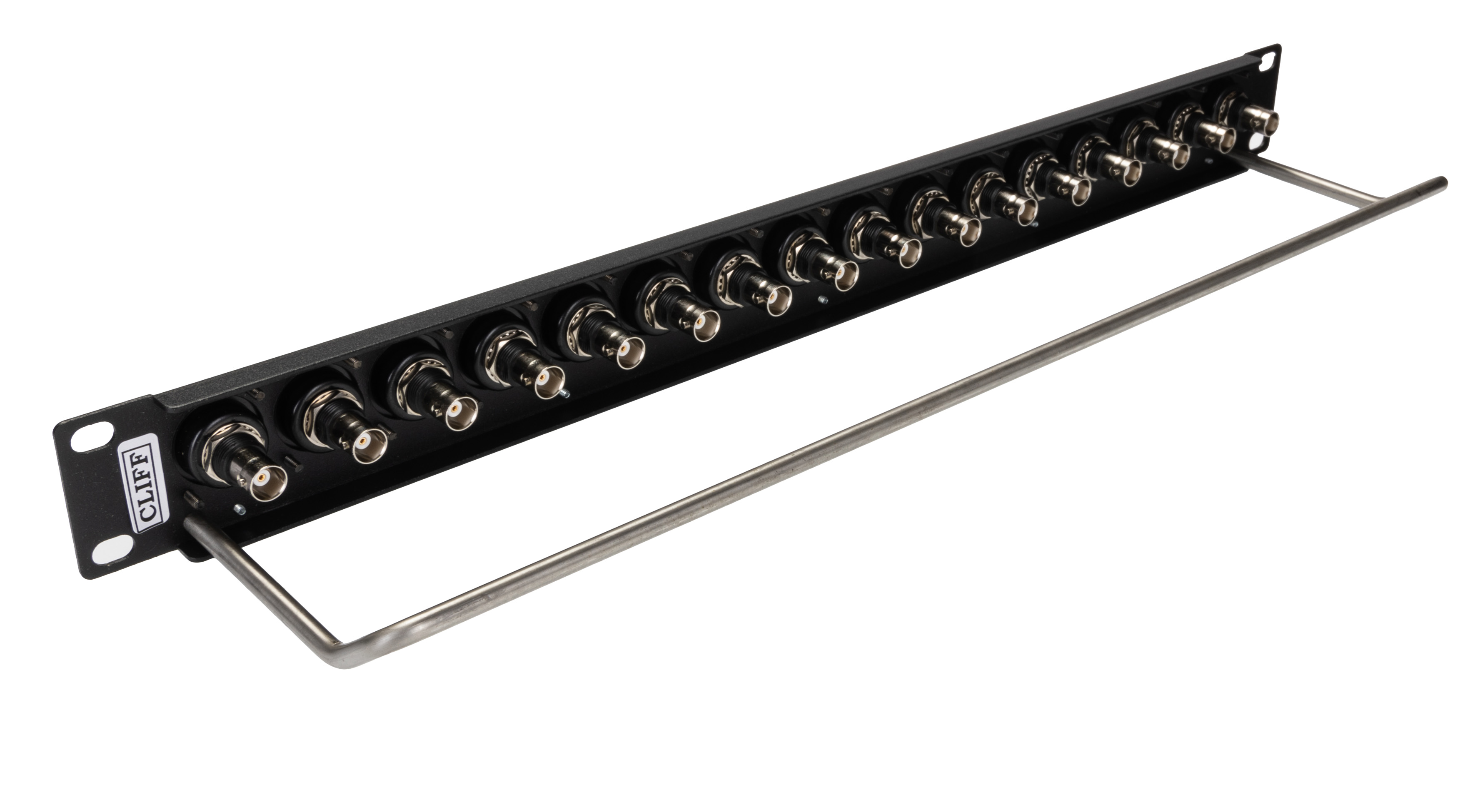 196-0769 RS PRO BNC Loaded Rack 16 Port Patch Panel, 1 U Rack Height