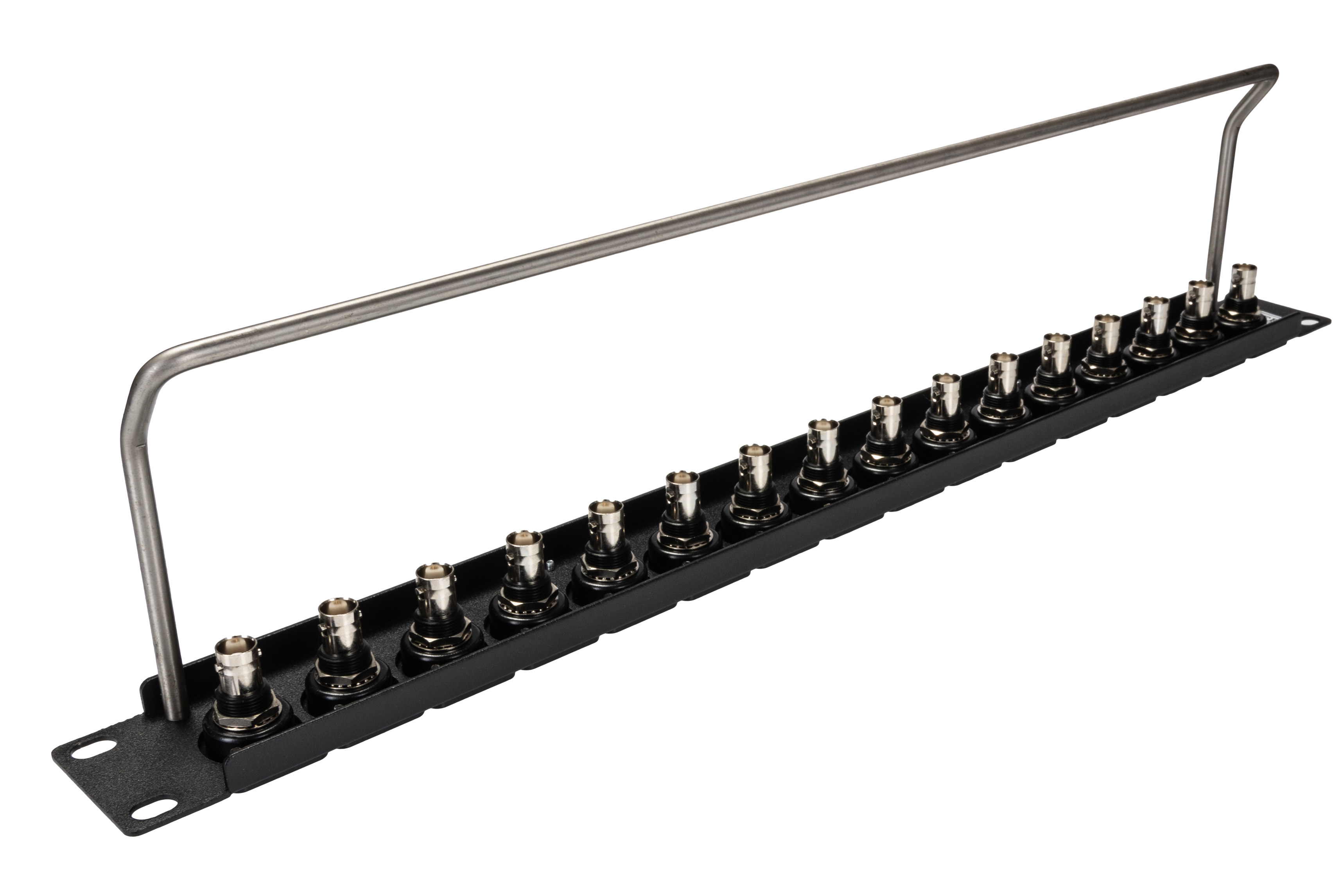 196-0769 RS PRO BNC Loaded Rack 16 Port Patch Panel, 1 U Rack Height
