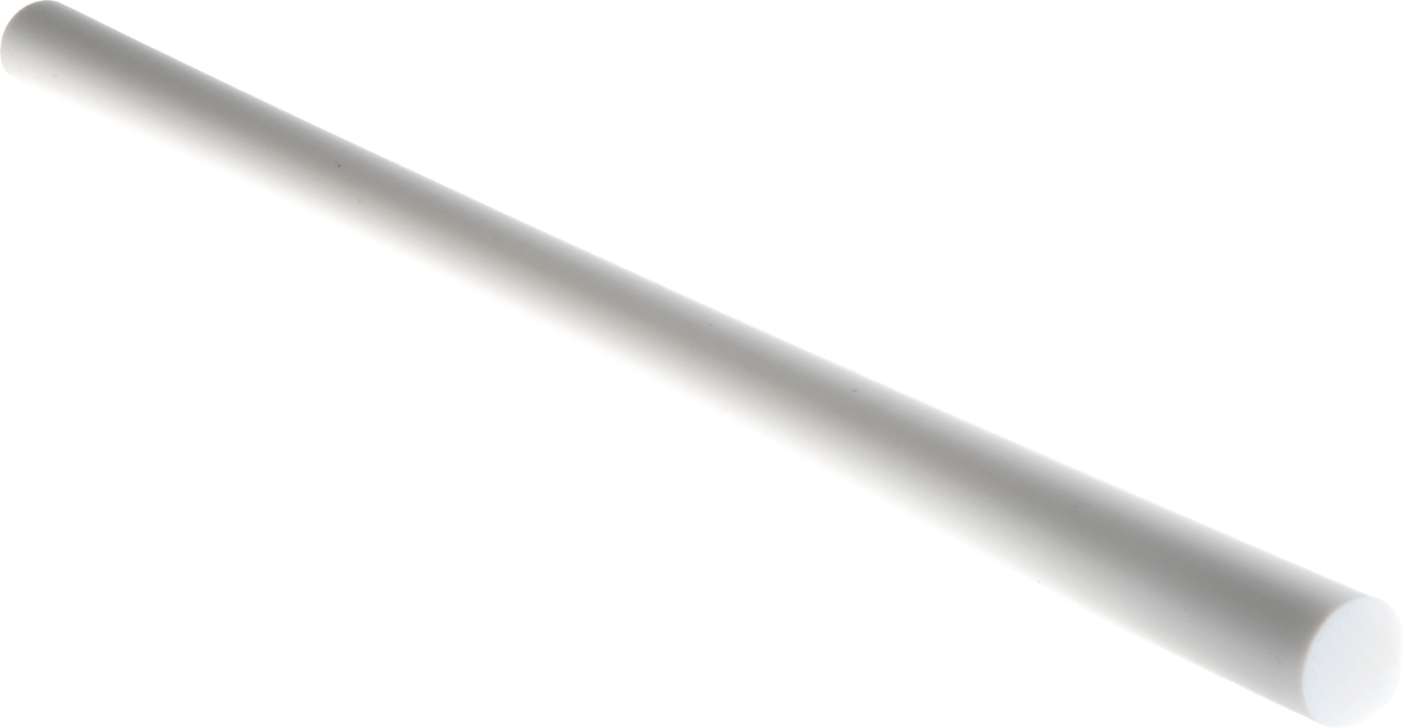 RS PRO Opaque Fluoroplastics PTFE Rod, 500 mm x 25 mm Diameter