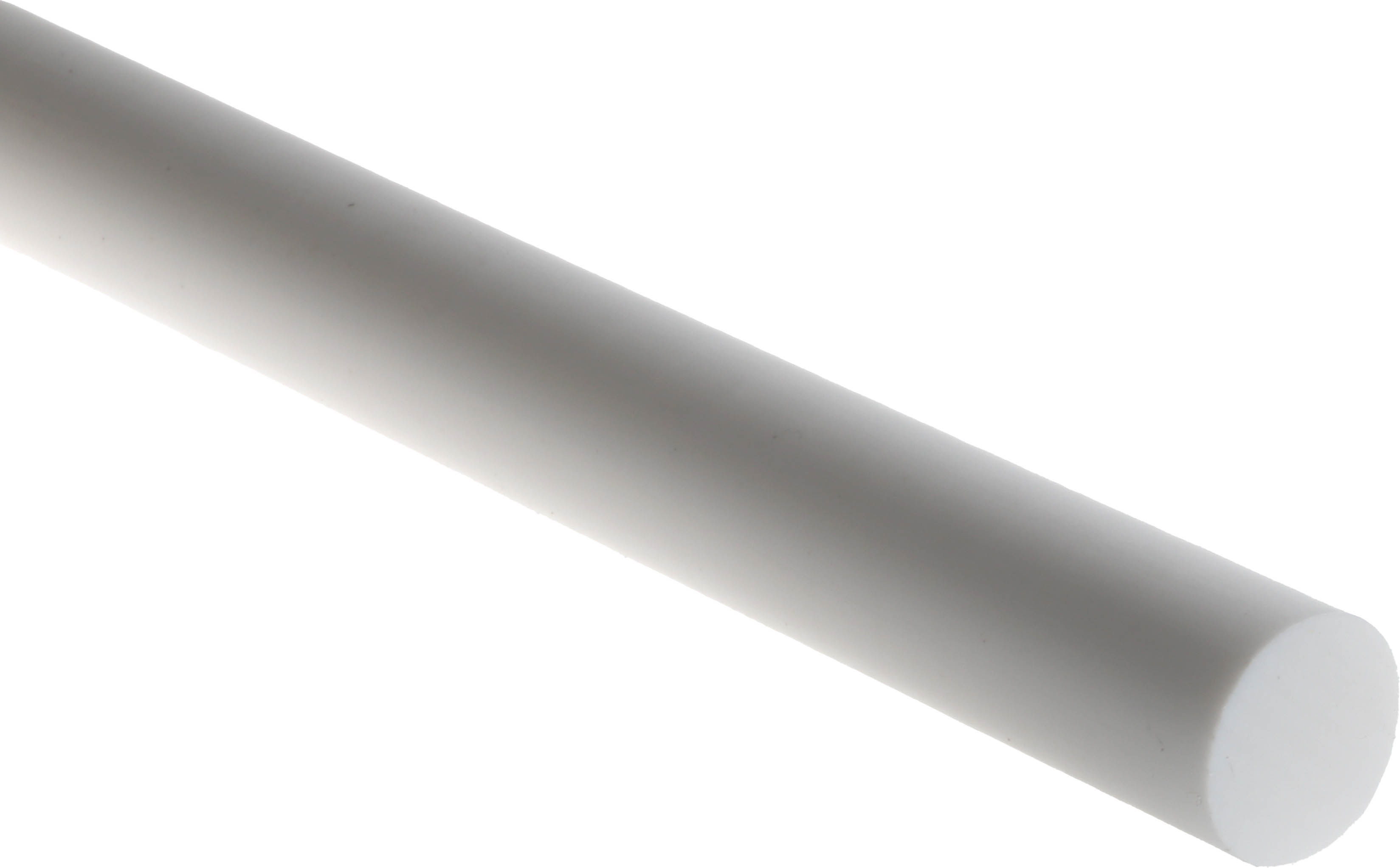 196-9893 RS PRO Opaque Fluoroplastics PTFE Rod, 500 mm x 25 mm Diameter