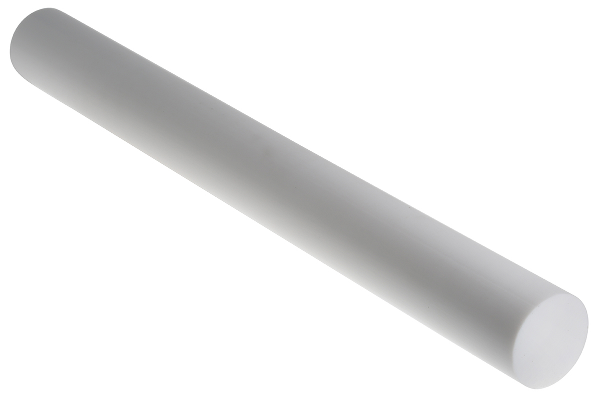 196-9950 RS PRO Opaque Fluoroplastics PTFE Rod, 500 mm x 50 mm Diameter