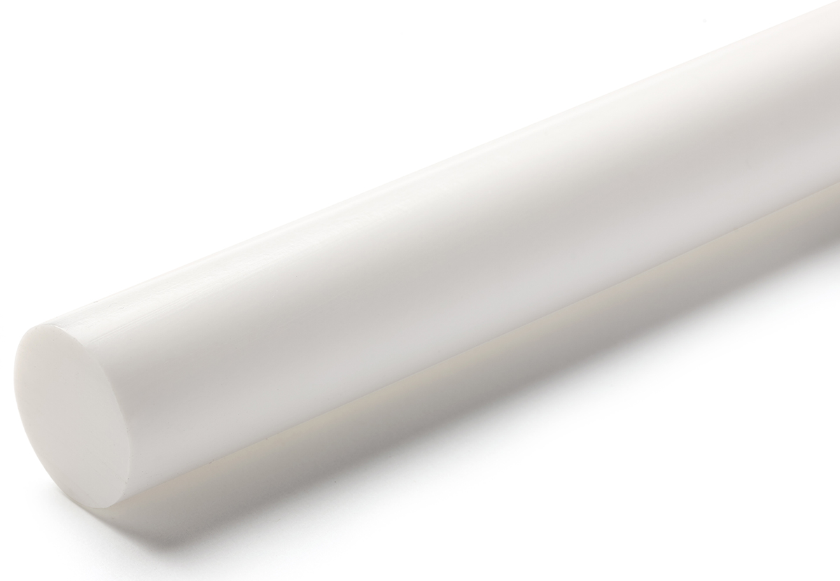 RS PRO Opaque Fluoroplastics PTFE Rod, 300 mm x 90 mm Diameter