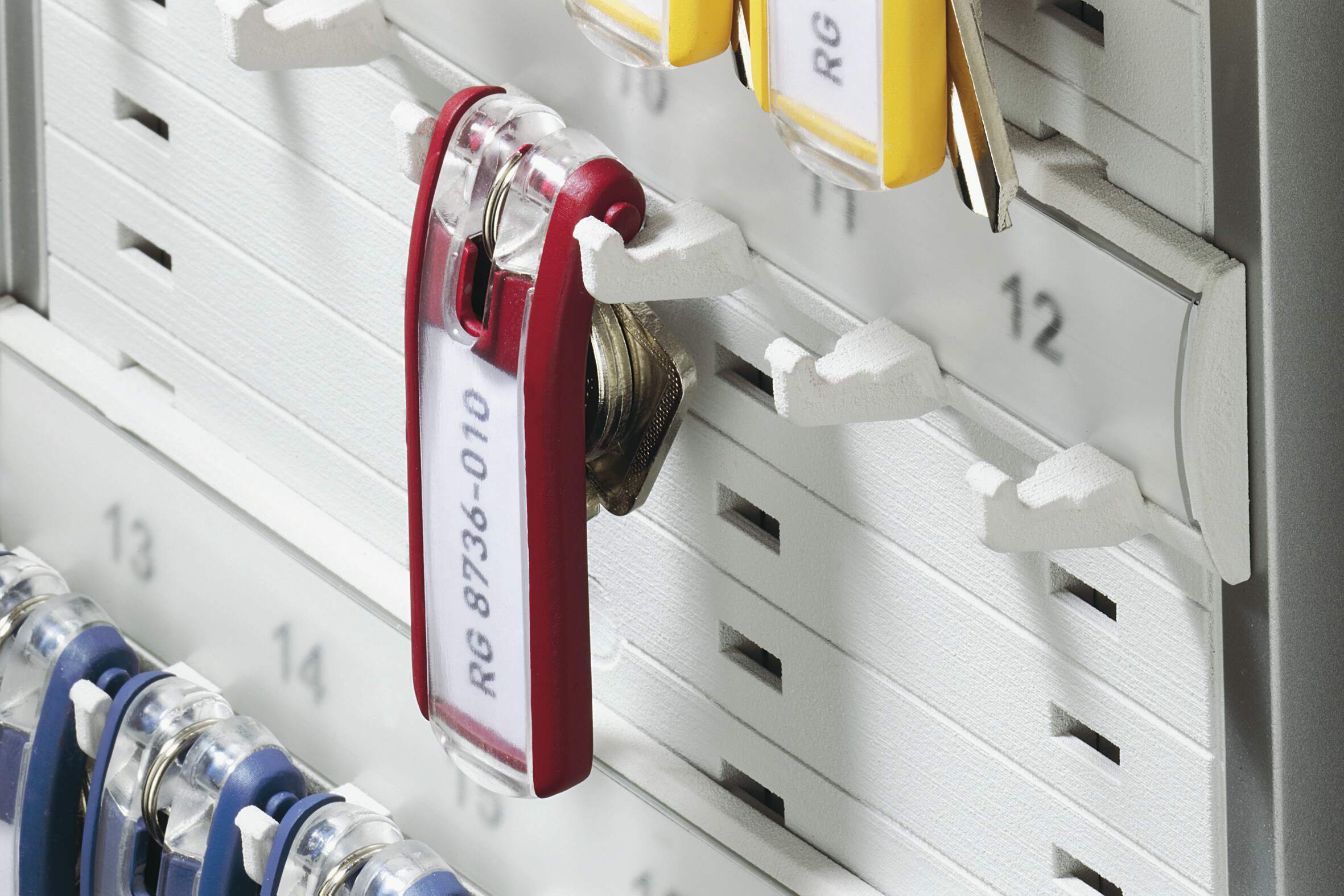 196623 Durable  Silver Aluminium Key Cabinet Wall