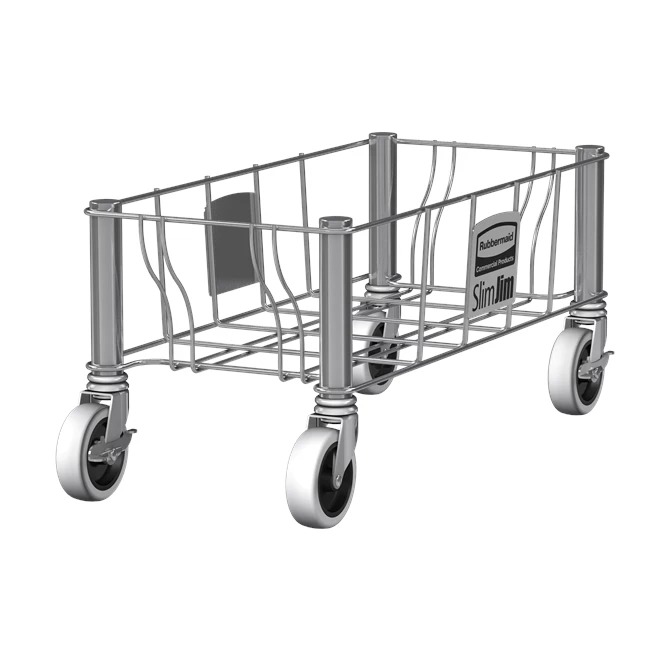 Rubbermaid Commercial Products Steel Dolly, 9.3in W x 20 in L x 9 in H