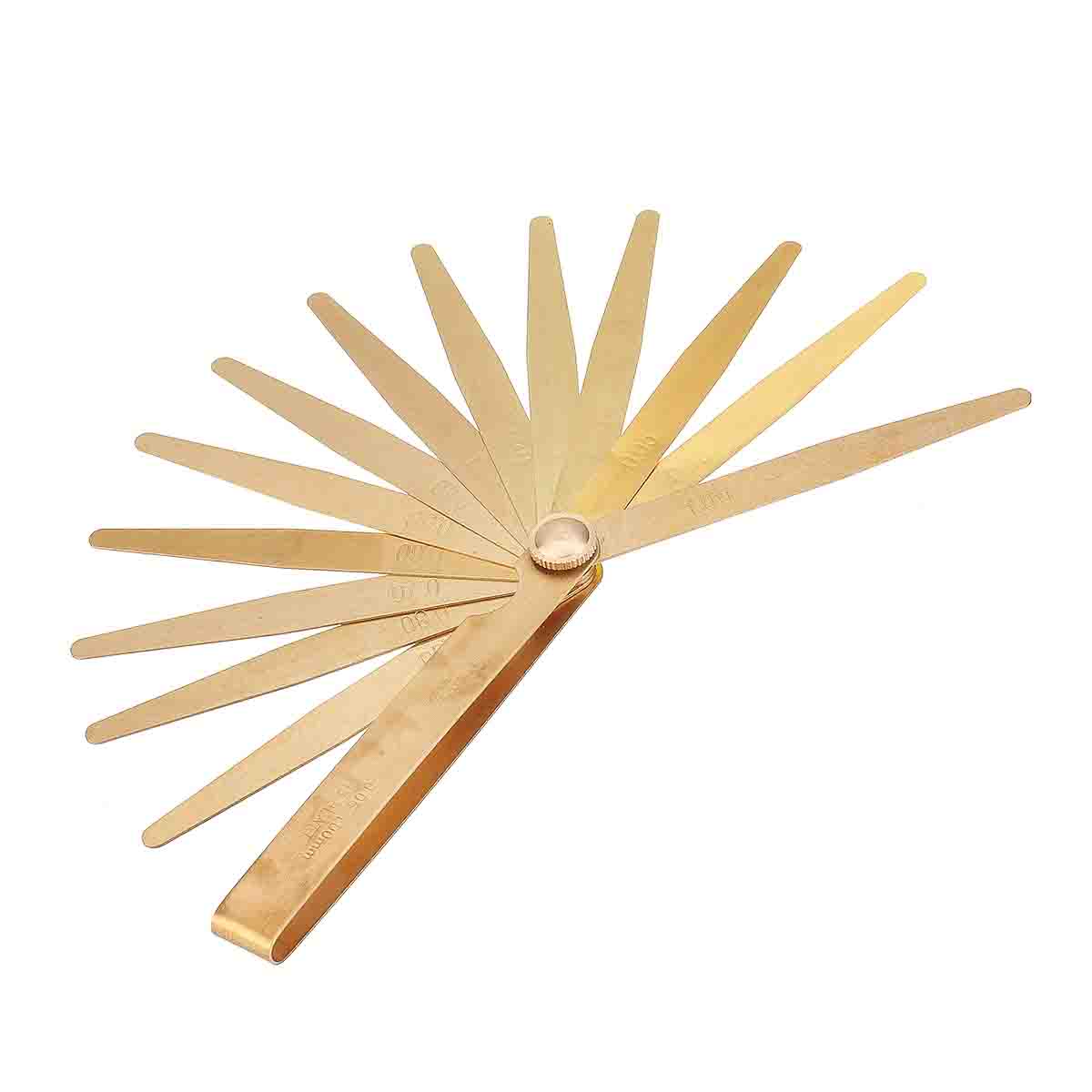 RS PRO Brass Feeler Gauge, 13 Blades, UKAS