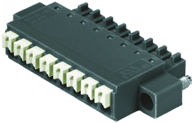 Weidmüller BC 3.81 Series Pluggable Terminal Block, 6-Contact, 3.81 mm Pitch, 1 Row