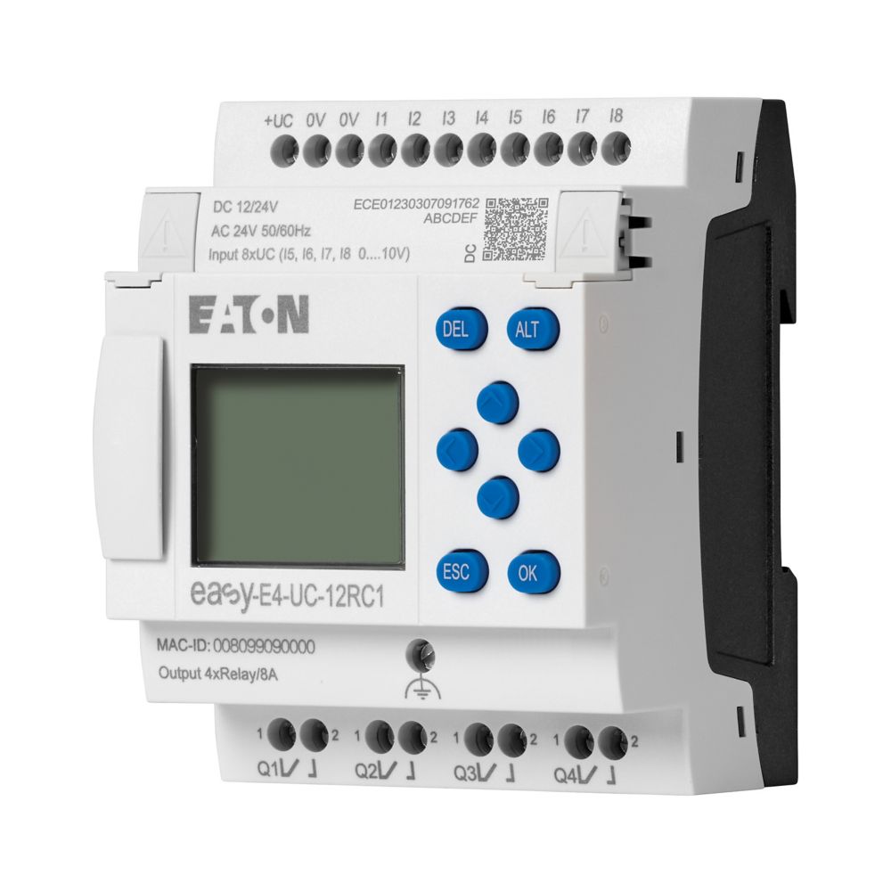 Eaton easyE4 Series Logic Module, Relay Output, 8-Input, Analogue Input