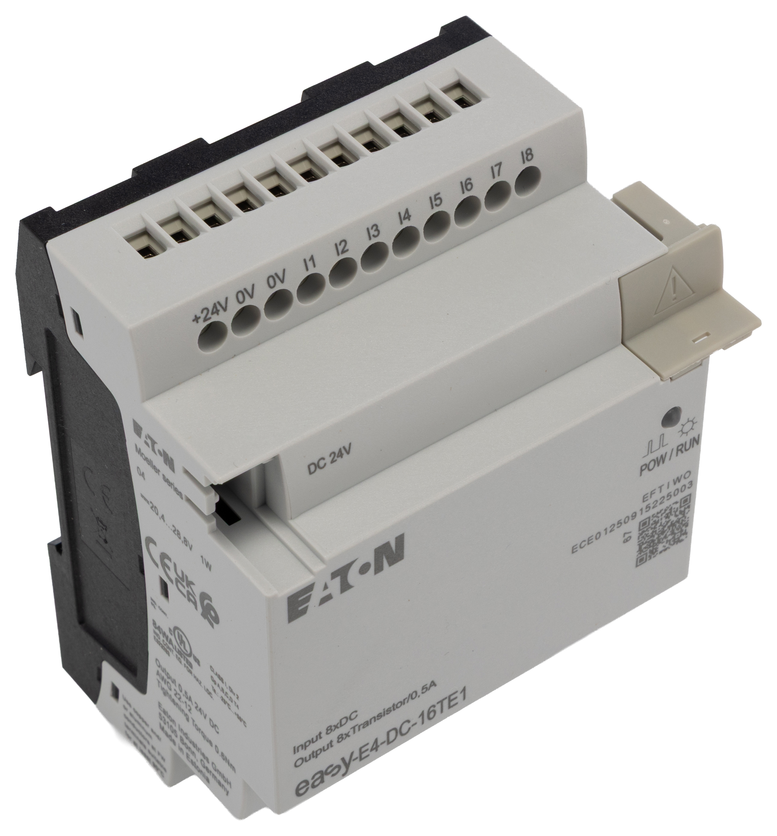 Eaton EasyE4 Series Logic Module, Transistor Output, 8-Input, Digital Input