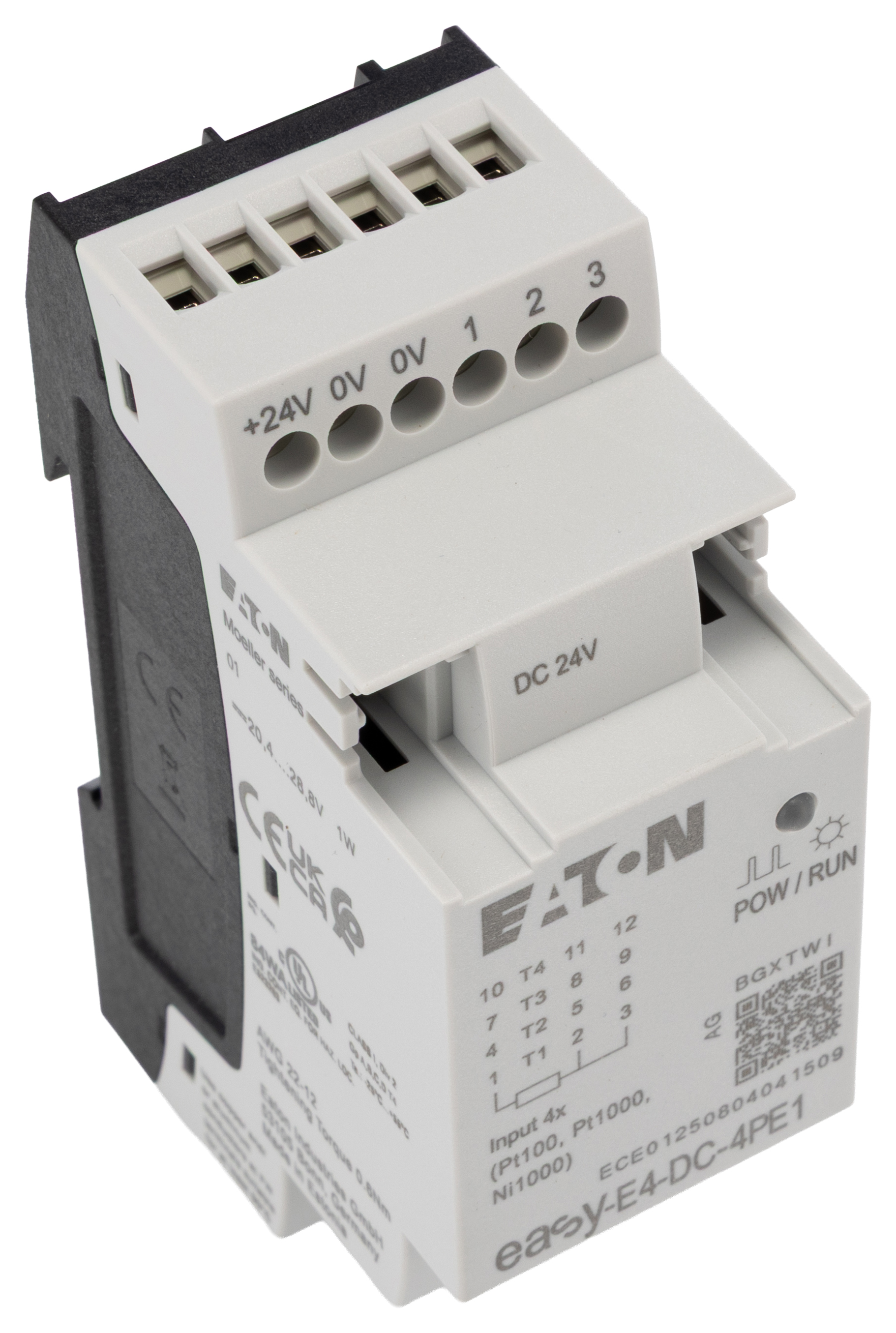 197224-easy-e4-dc-4pe1 Eaton EasyE4 Series Module, 4-Input, Analogue Input