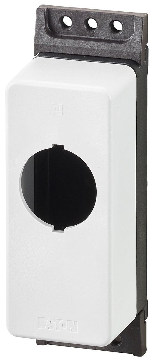 Eaton Yellow M30 Push Button Enclosure - 1 Hole 30 mm Diameter