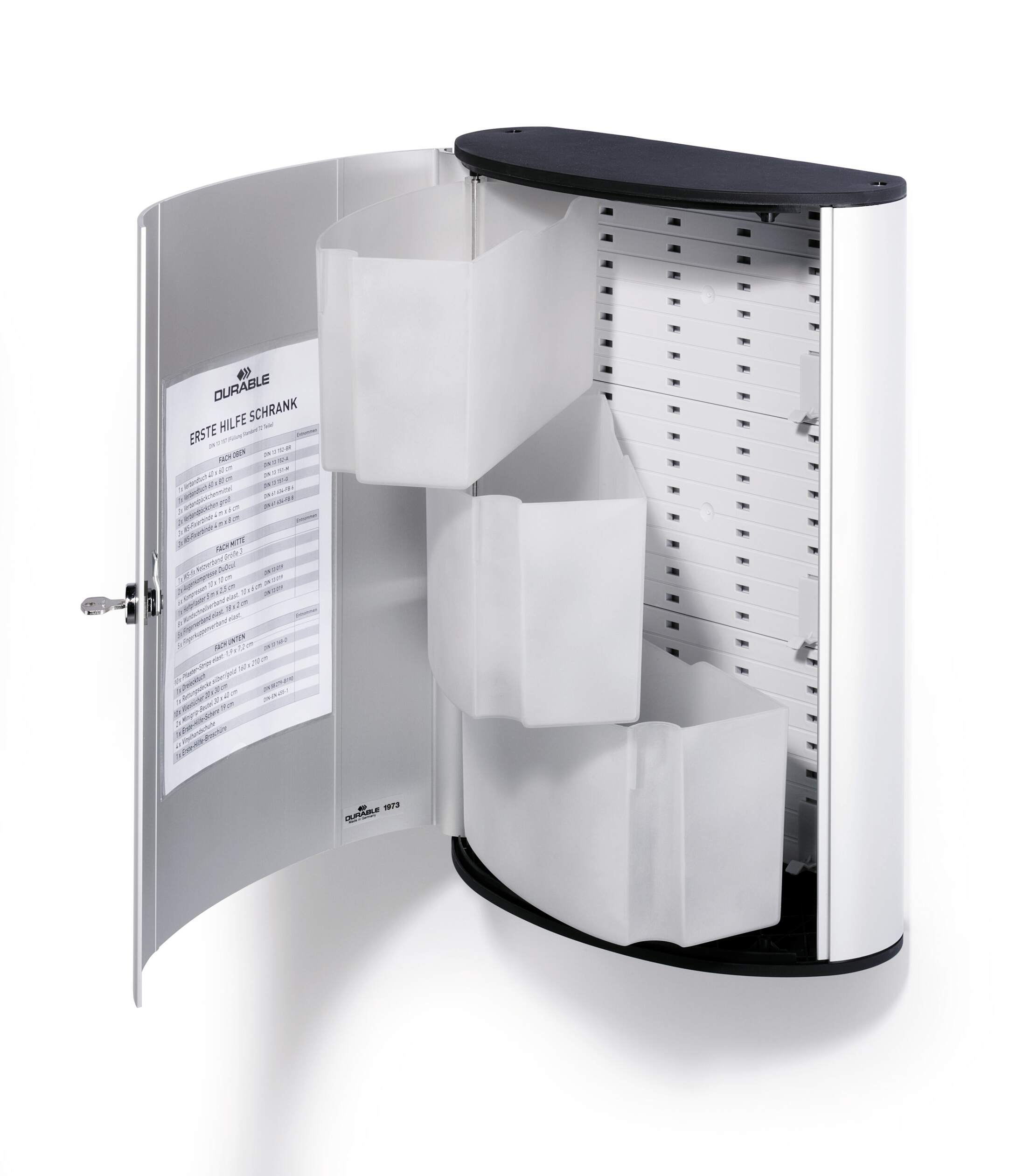 197323 Durable FIRST AID BOX L EMPTY First Aid Cabinet 400 mm x 302 mm x 118 mm