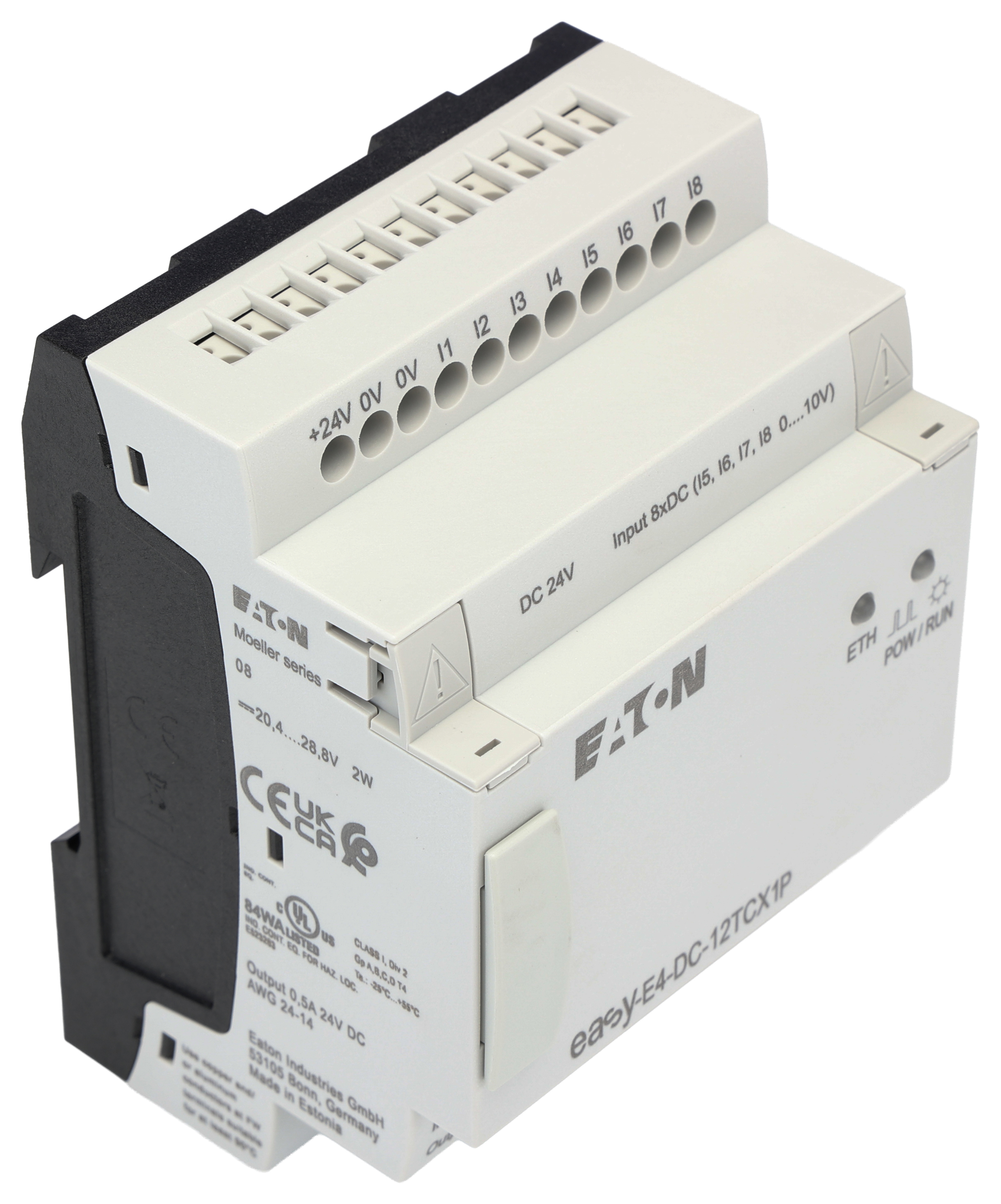 Eaton easyE4 Series Control Relay, Relay Output, 4-Input, Analogue Input