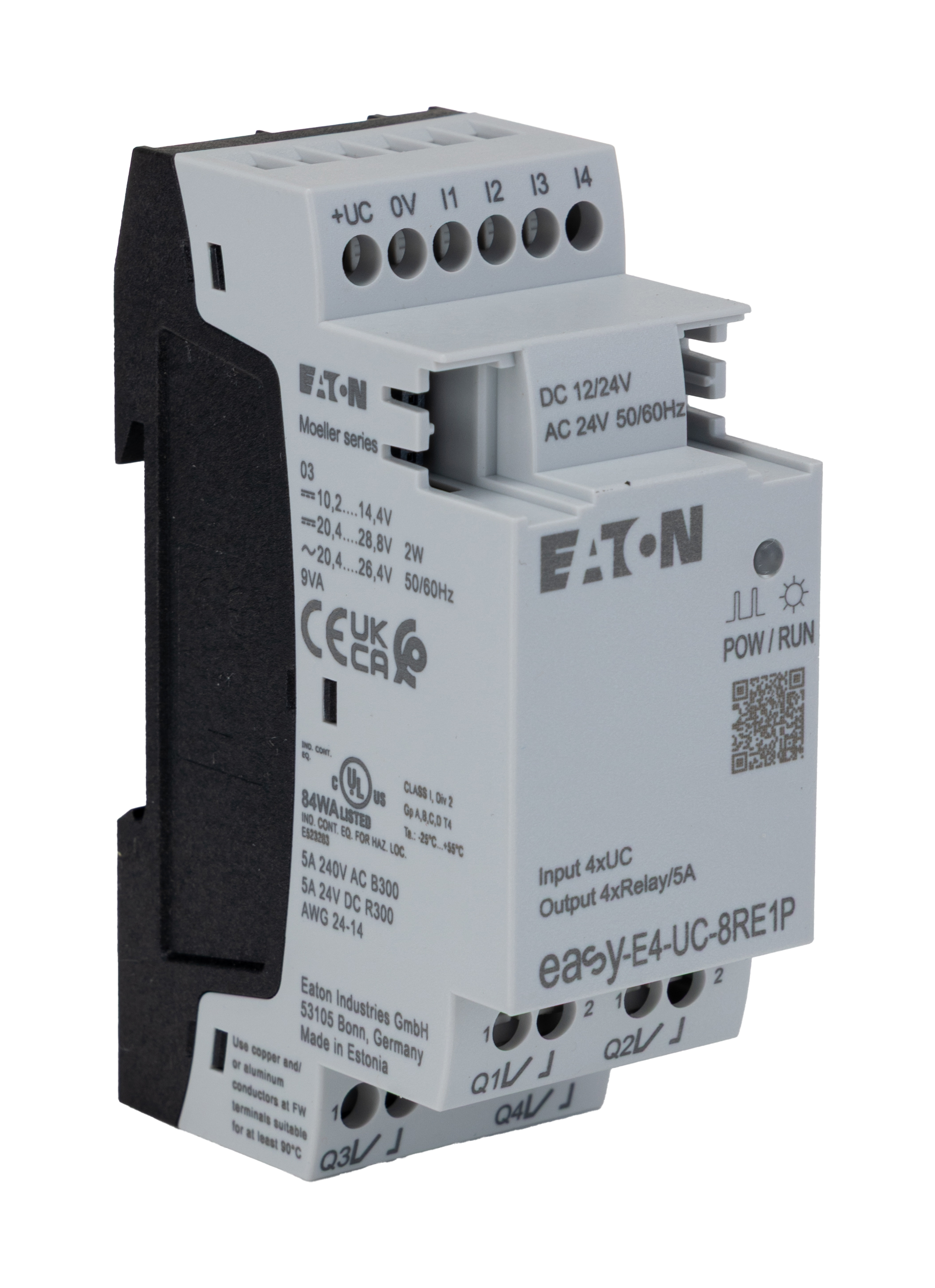 Eaton easyE4 Series Control Relay, Relay Output, 4-Input, Digital Input