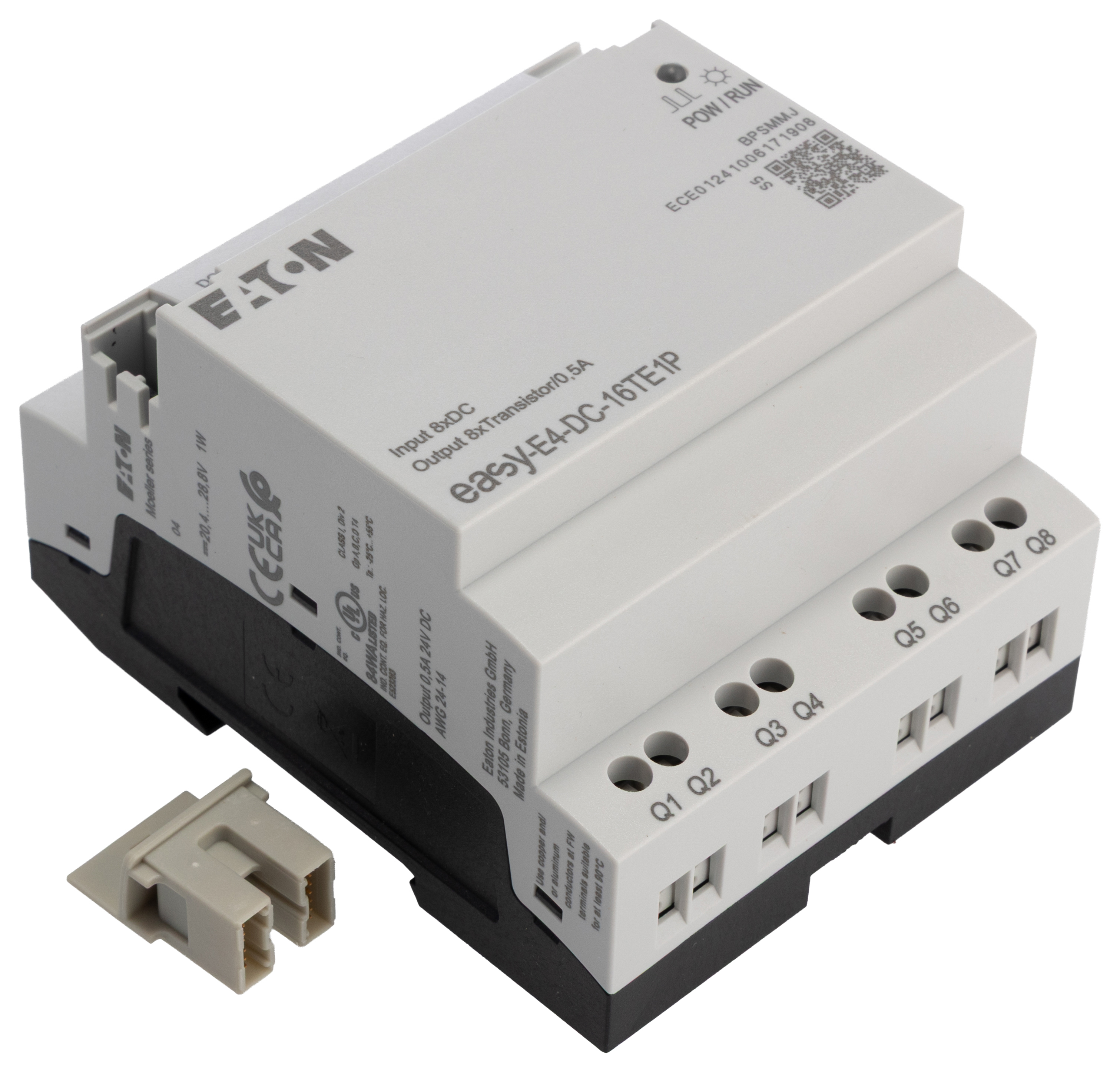Eaton easyE4 Series Control Relay, Transistor Output, 8-Input, Digital Input