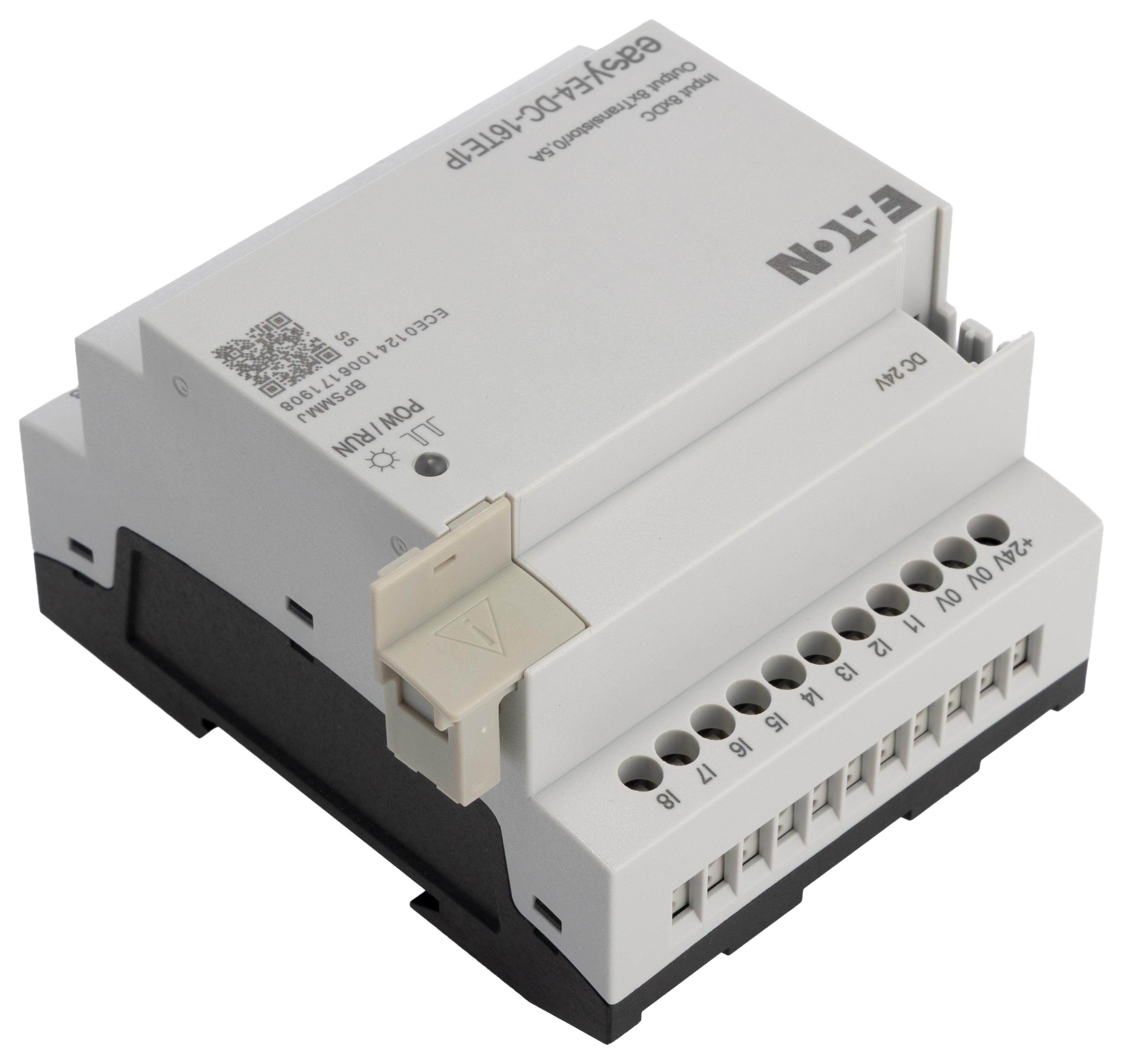 197513-easy-e4-dc-16te1p Eaton easyE4 Series Control Relay, Transistor Output, 8-Input, Digital Input