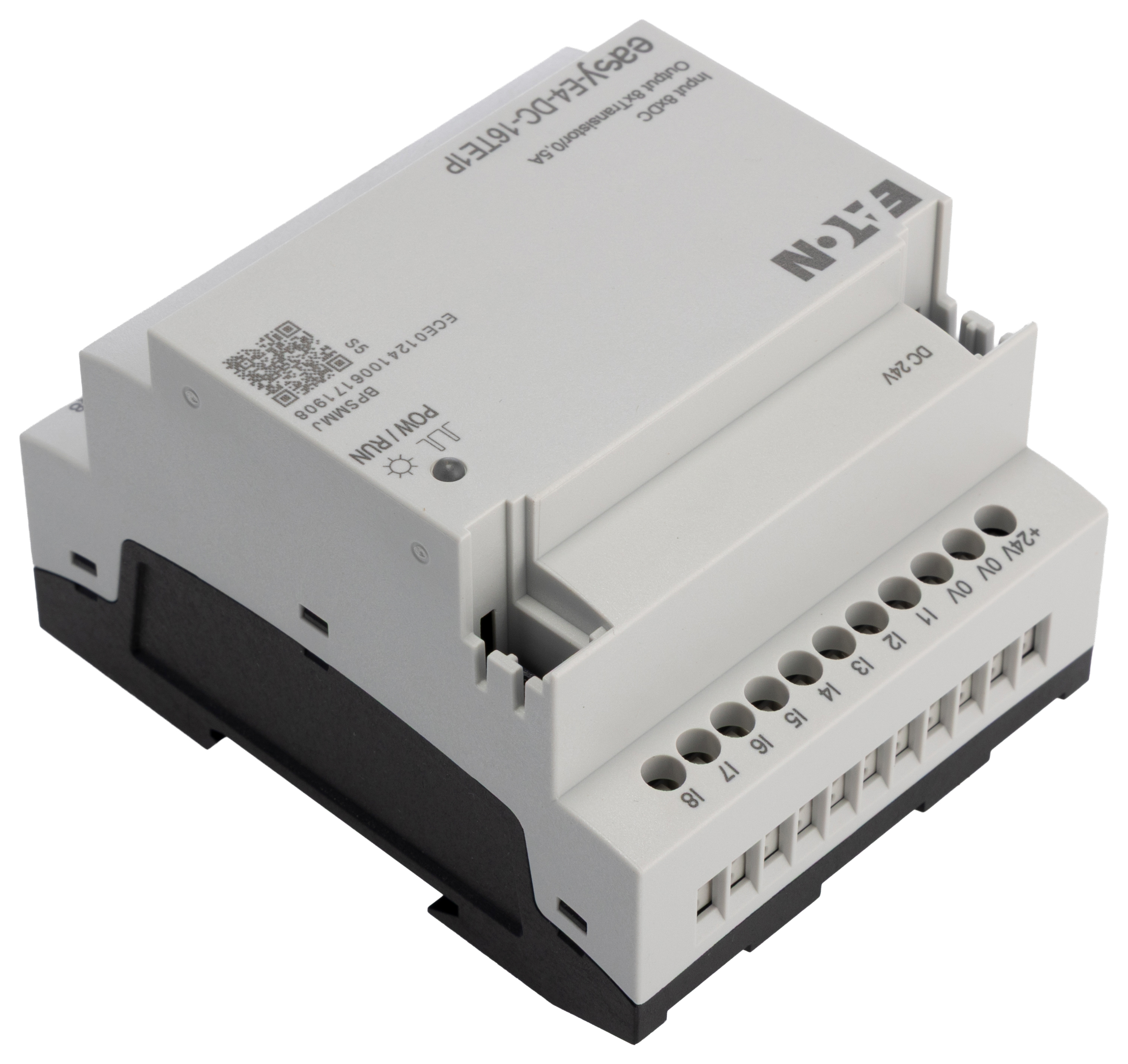 197513-easy-e4-dc-16te1p Eaton easyE4 Series Control Relay, Transistor Output, 8-Input, Digital Input