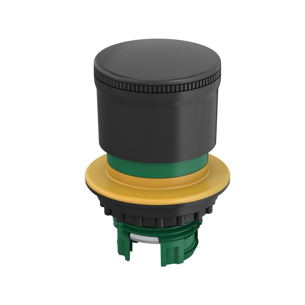 197547-m30s-pv30 Eaton M22 Series Black Pull Release Push Button Head, 30.5 mm Cutout, IP66, IP69