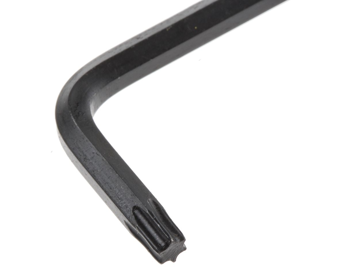 248-0060 RS PRO 1-Piece Star Key, T15 Size, L Shape, Long Arm