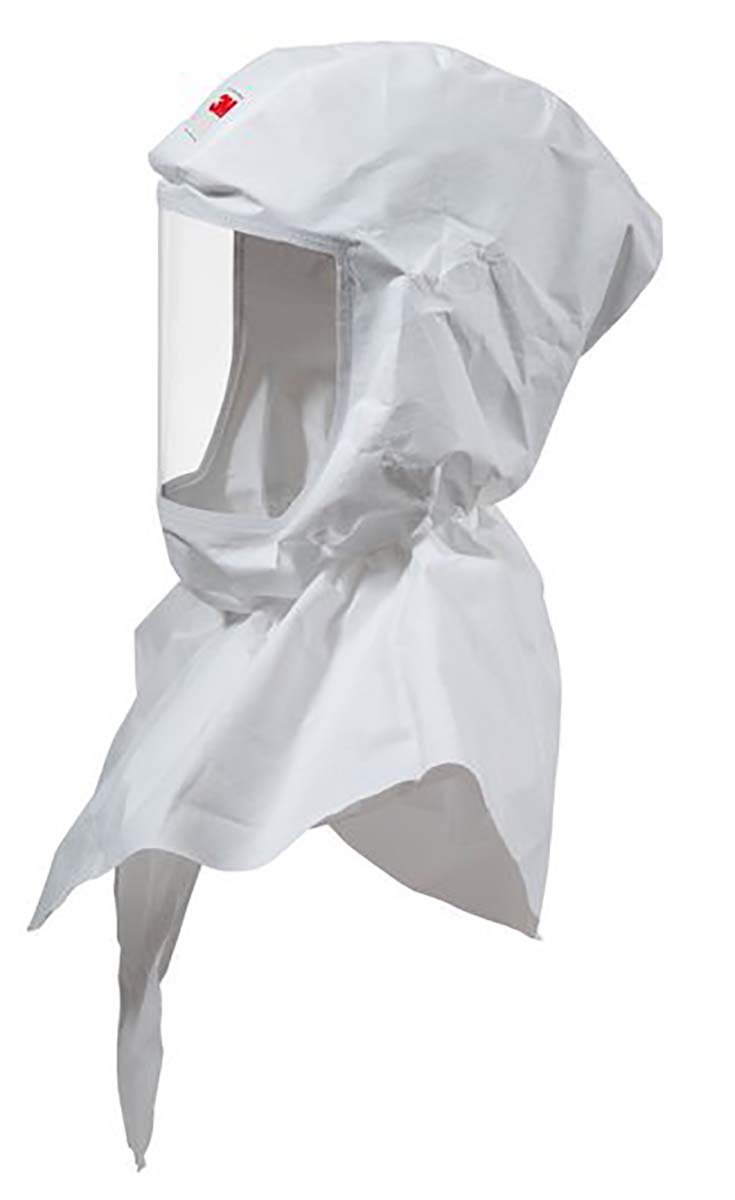 3M S-707 White No Polypropylene Protective Hood, Resistant to Dust, Liquid Splash