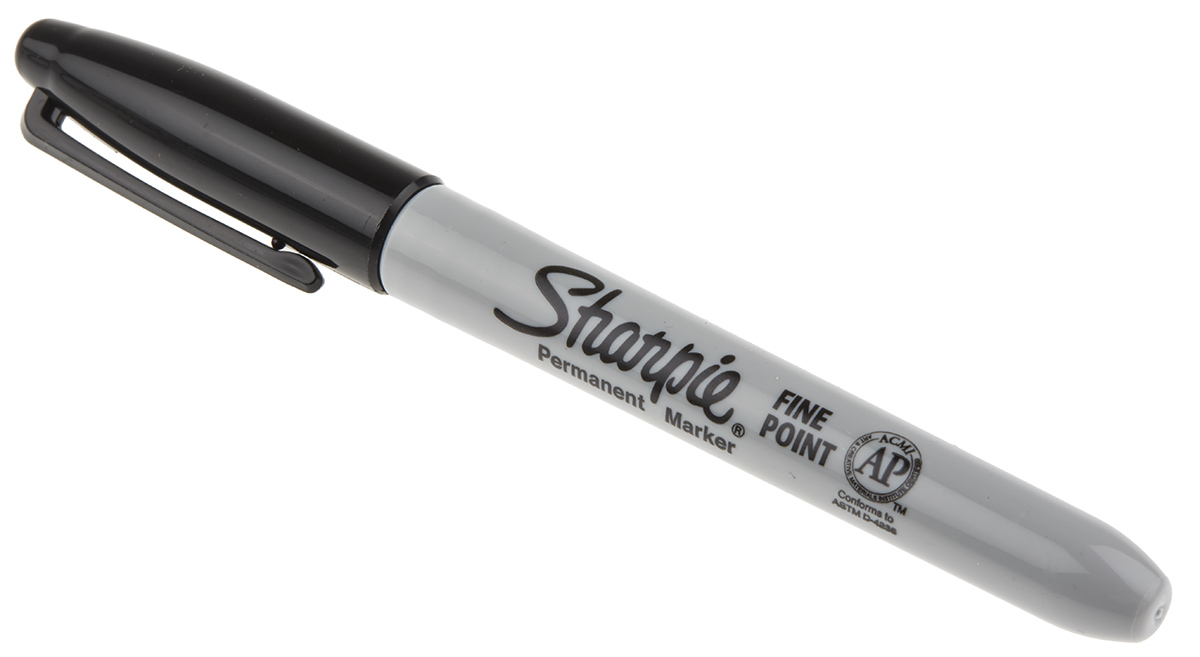 1985860 Sharpie Fine Tip Black Marker Pen