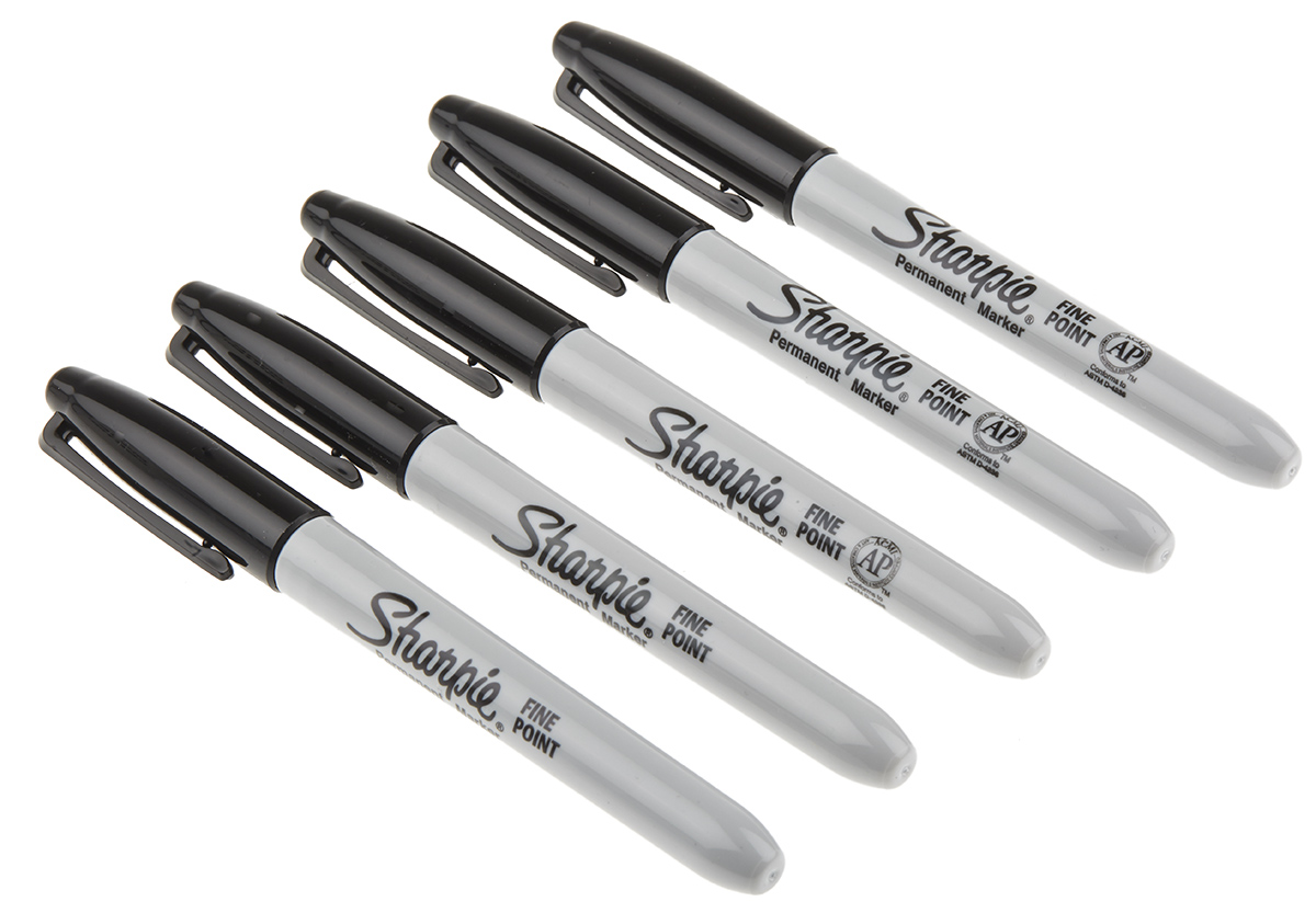 1986051 Sharpie Fine Tip Black Marker Pen