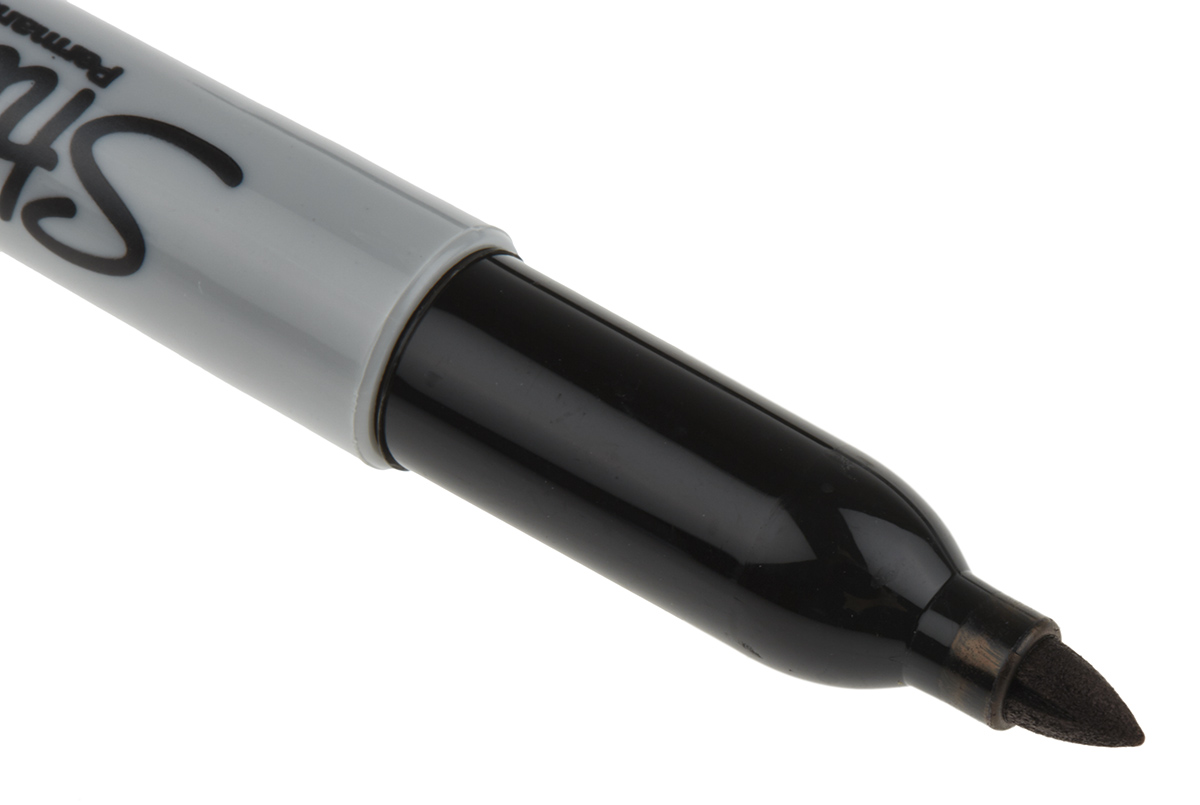 1986454 Sharpie Twin Tip Black Marker Pen