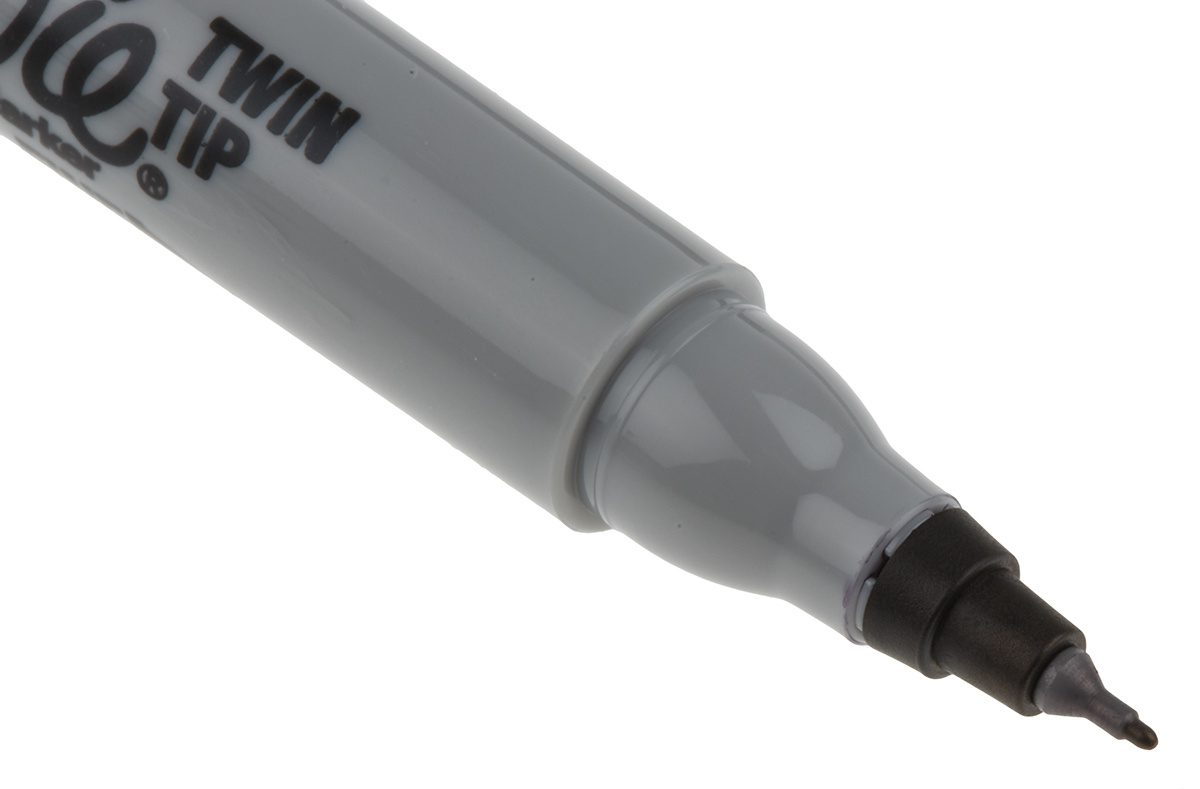 1986454 Sharpie Twin Tip Black Marker Pen