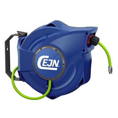 CEJN Air Hose Reel Green Polyurethane 12.0 mm 17 m Compressed Air Hose Reels - Closed Series