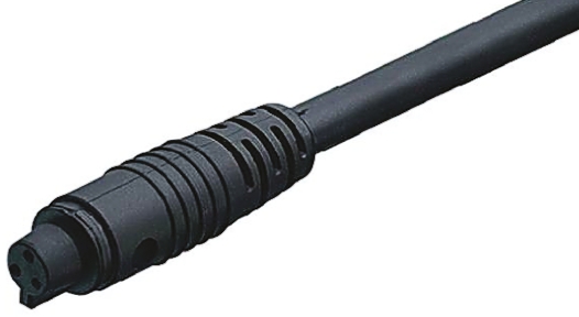 binder Female 3 way Snap-in 9mm to Free End Sensor Actuator Cable, 2 m