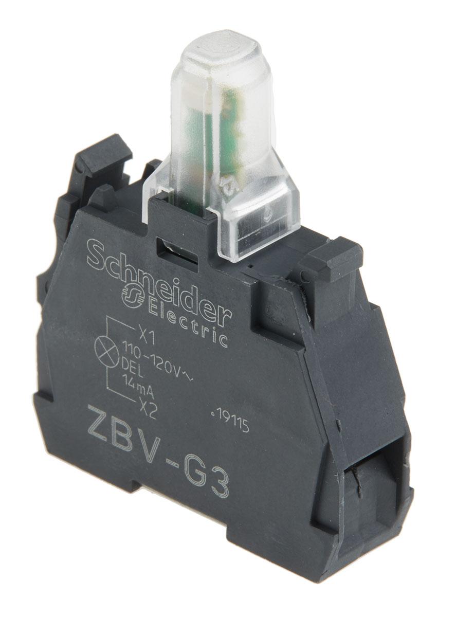 Schneider Electric Harmony XB Light Block LED Green 110 → 120 V Screw terminal