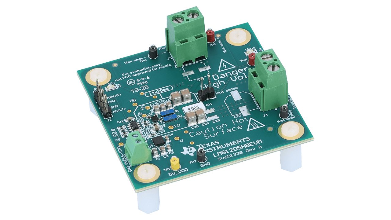 Texas Instruments GaN Power Stage Evaluation Module Half-Bridge Driver for LMG1205 for LMG1205