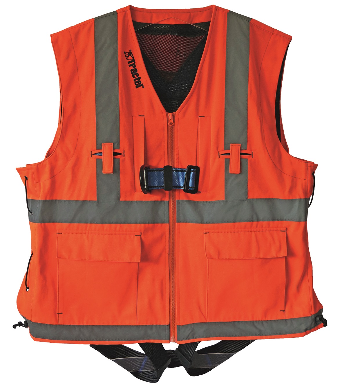 Tractel HT 22 AVEC VESTE REFLECHISSANTE M Front Attachment Safety Harness, 150kg Max, M