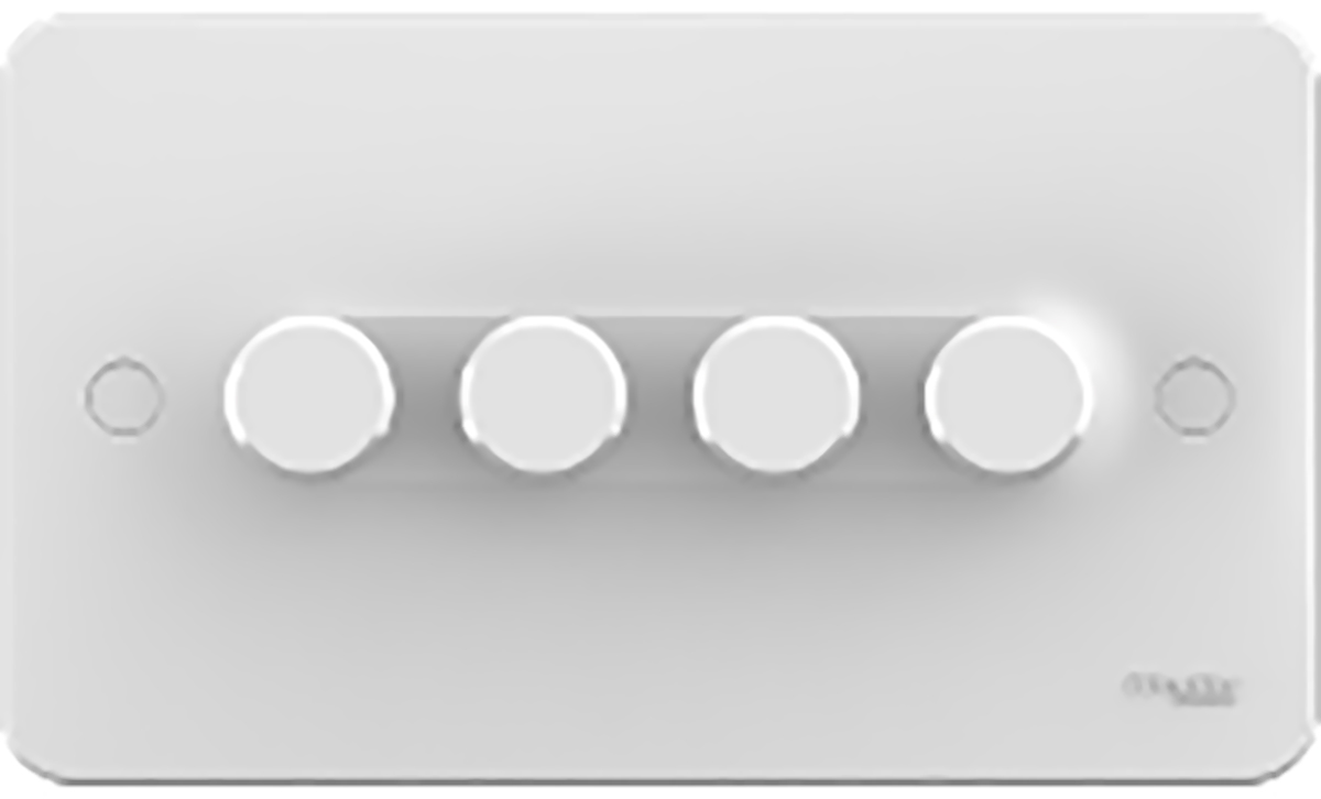 2 Way 4 Gang Dimmer Switch, 250W
