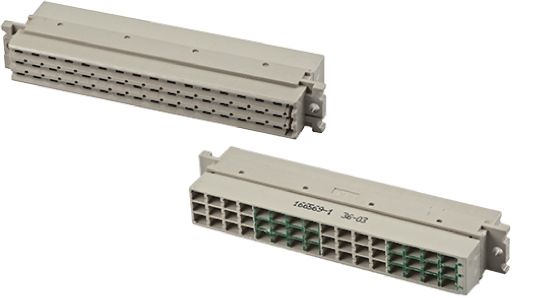 TE Connectivity Eurocard 48 Way 3.81 mm, 5.08 mm Pitch, Type F, 3 Row, Straight DIN 41612 Connector, Socket