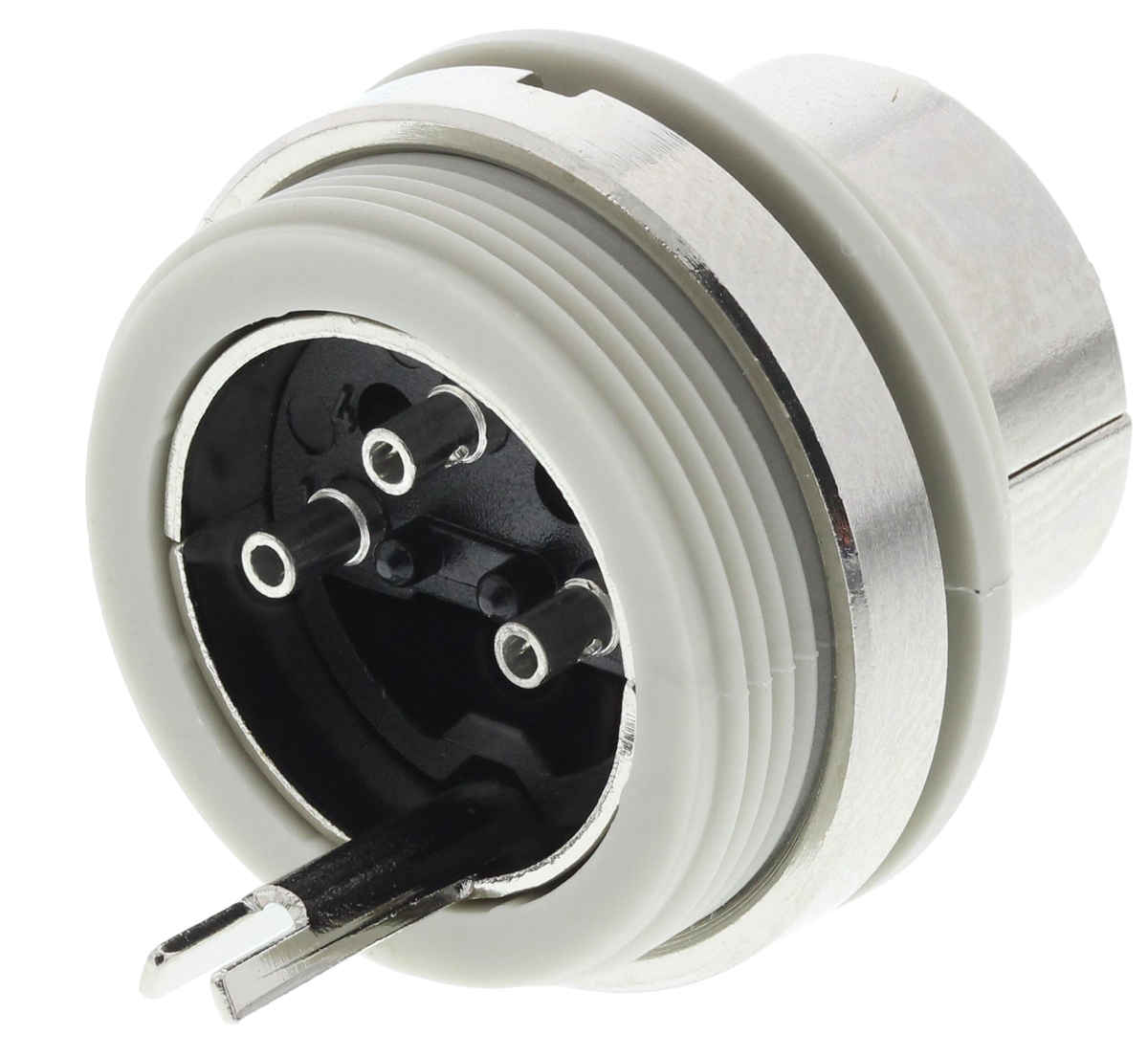 Hirschmann, MASEI 3 Pole Din Plug, DIN 41524, 4A, 34 V ac/dc IP30, Screw Lock, Male, Panel Mount