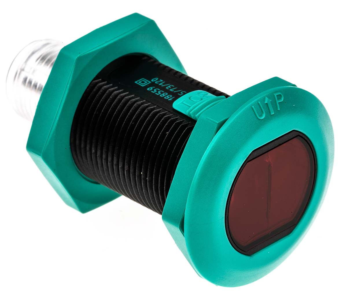 glv18-5573120 Pepperl + Fuchs Retroreflective Photoelectric Sensor, Barrel Sensor, 4 m Detection Range