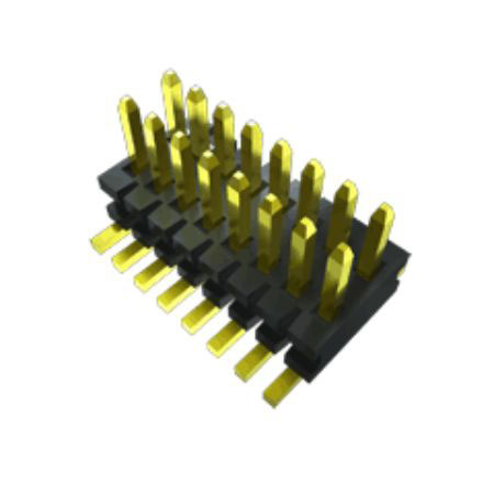 Samtec FTE Series Vertical Surface Pin Header, 20 Contact(s), 0.8 mm Pitch, 2 Row, Unshrouded