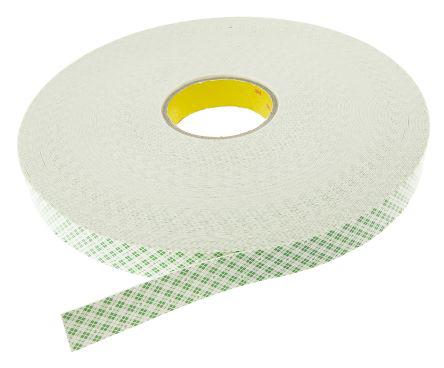 3M 4032 25MM, Natural PUR Foam Double Sided Tape, 0.8mm Thick , 25mm x 66m