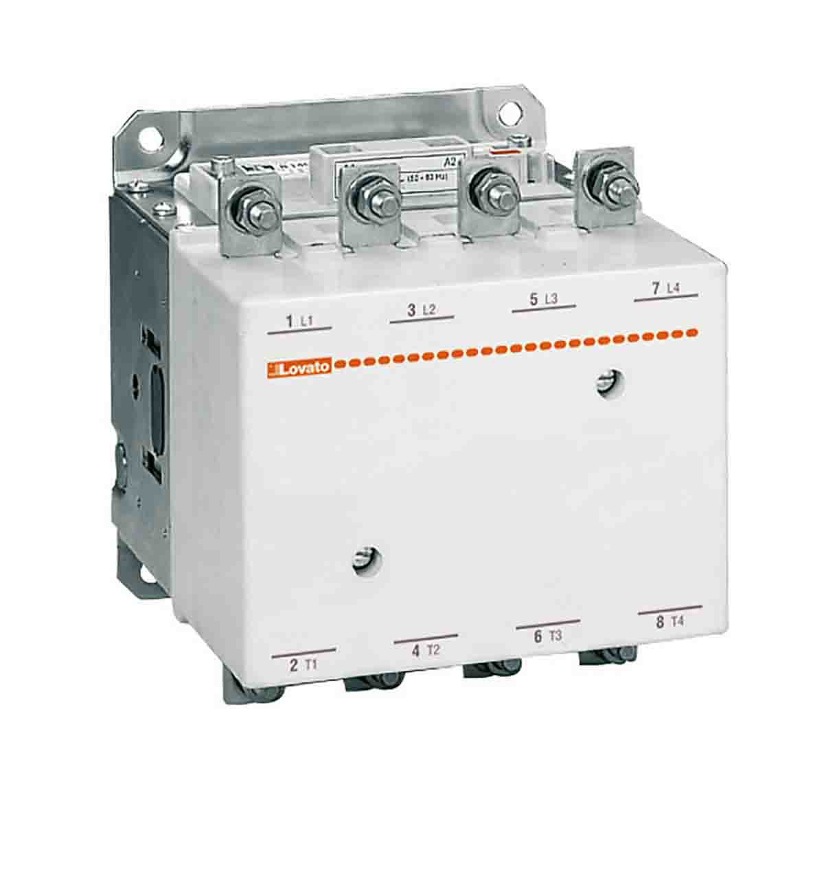 Lovato B Contactor, 220 → 240 V ac/dc Coil, 4-Pole, 700 A, 438 kW, 4NO, 1000 V