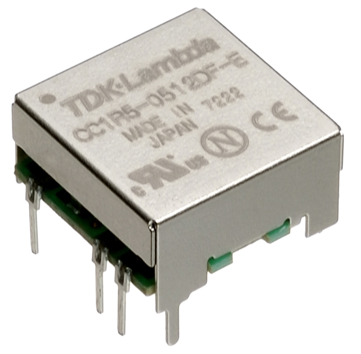 TDK-Lambda CC-E DC-DC Converter, 5V dc/ 300mA Output, 4.5 → 9 V dc Input, 1.5W, Through Hole, +85°C Max Temp