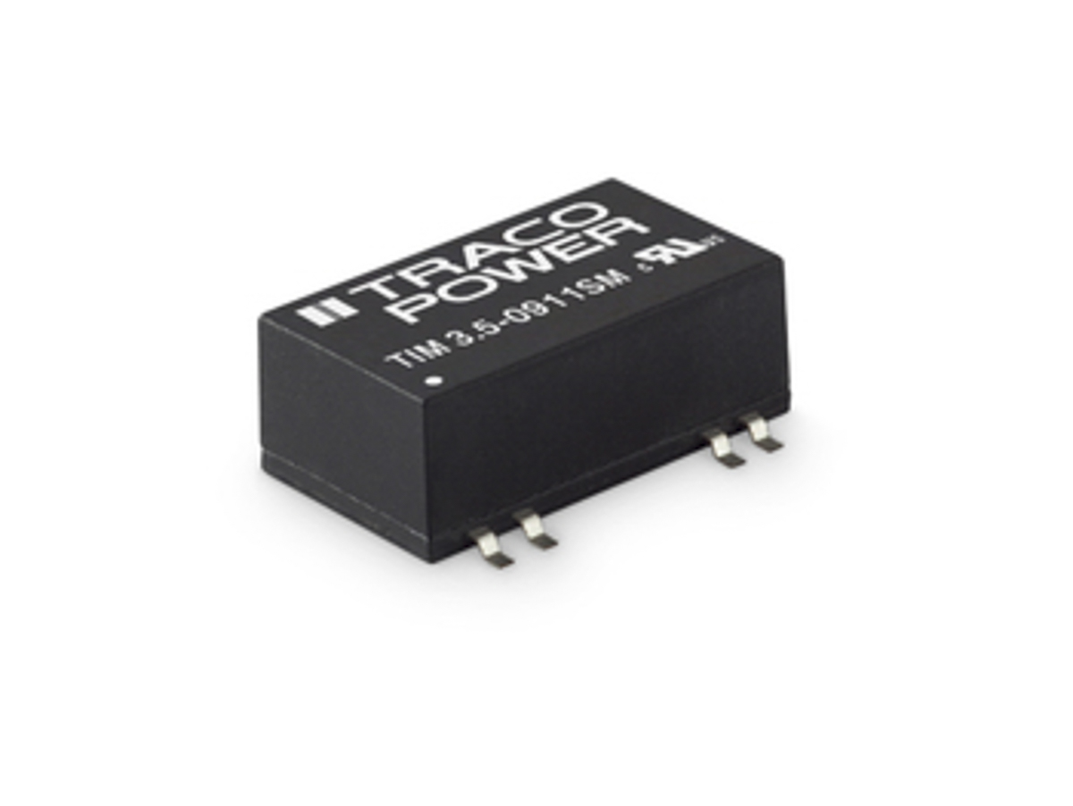 TRACOPOWER TIM 3.5 Isolated DC-DC Converter, 15V dc/ 234mA Output, 9 → 18 V dc Input, 3.5W, Surface Mount