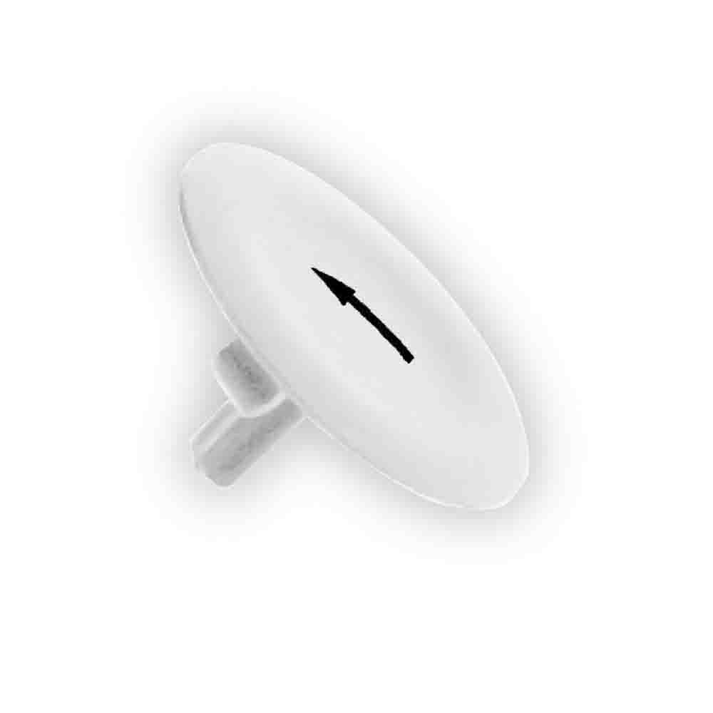 Cap with white Arrow for round push button