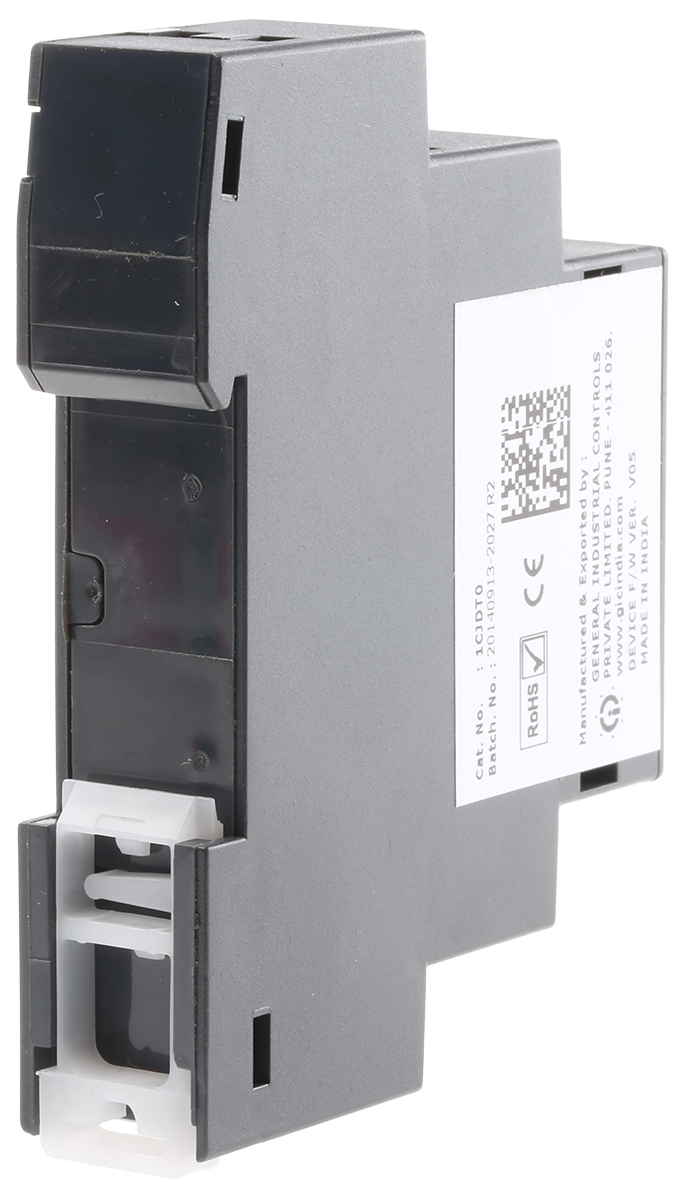 1cjdt0 GIC 1CJ Series DIN Rail Timer Relay, 1-Contact, 240 V dc 12V ac, 240 V ac, 0.1 s to 100 h, Multifunction-Function, SPDT