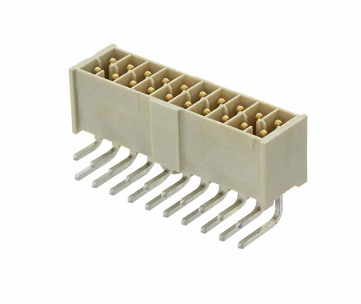 Samtec IPL1 Series Straight Surface PCB Header, 40 Contact(s), 2.54 mm Pitch, 2 Row, Shrouded