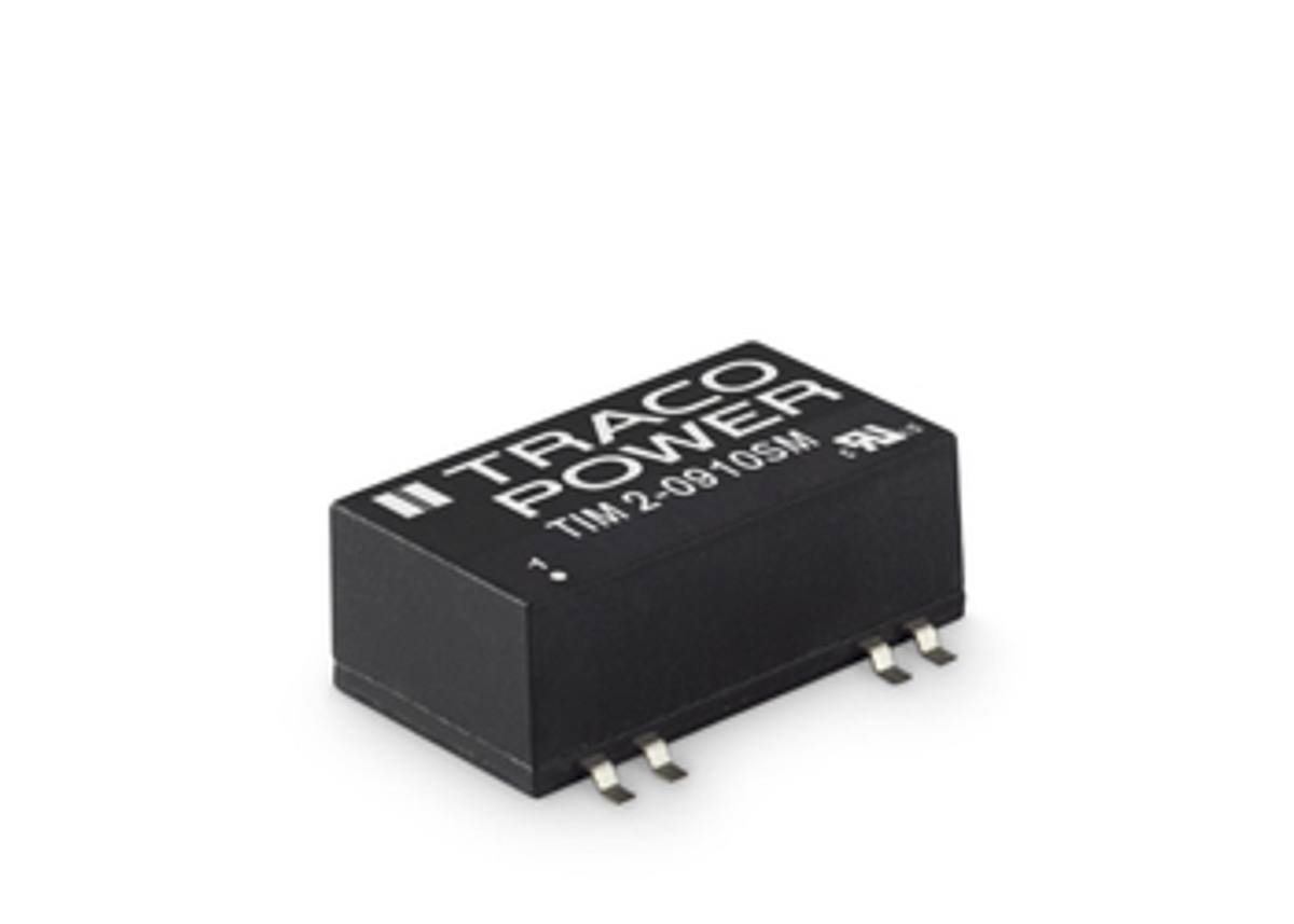 TRACOPOWER TIM 2 Isolated DC-DC Converter, 24V dc/ 83mA Output, 9 → 18 V dc Input, 2W, Surface Mount, +105°C Max