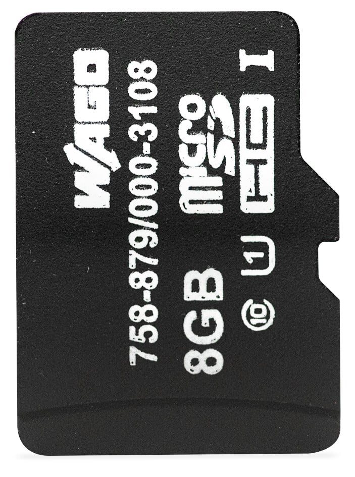 WAGO 8 GB MicroSD SD Card