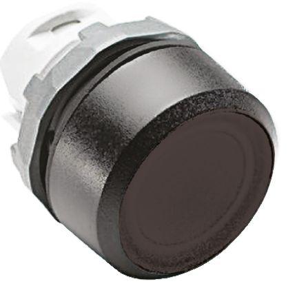 ABB ABB Modular Series, Black Push Button Head, Momentary, 22mm Cutout