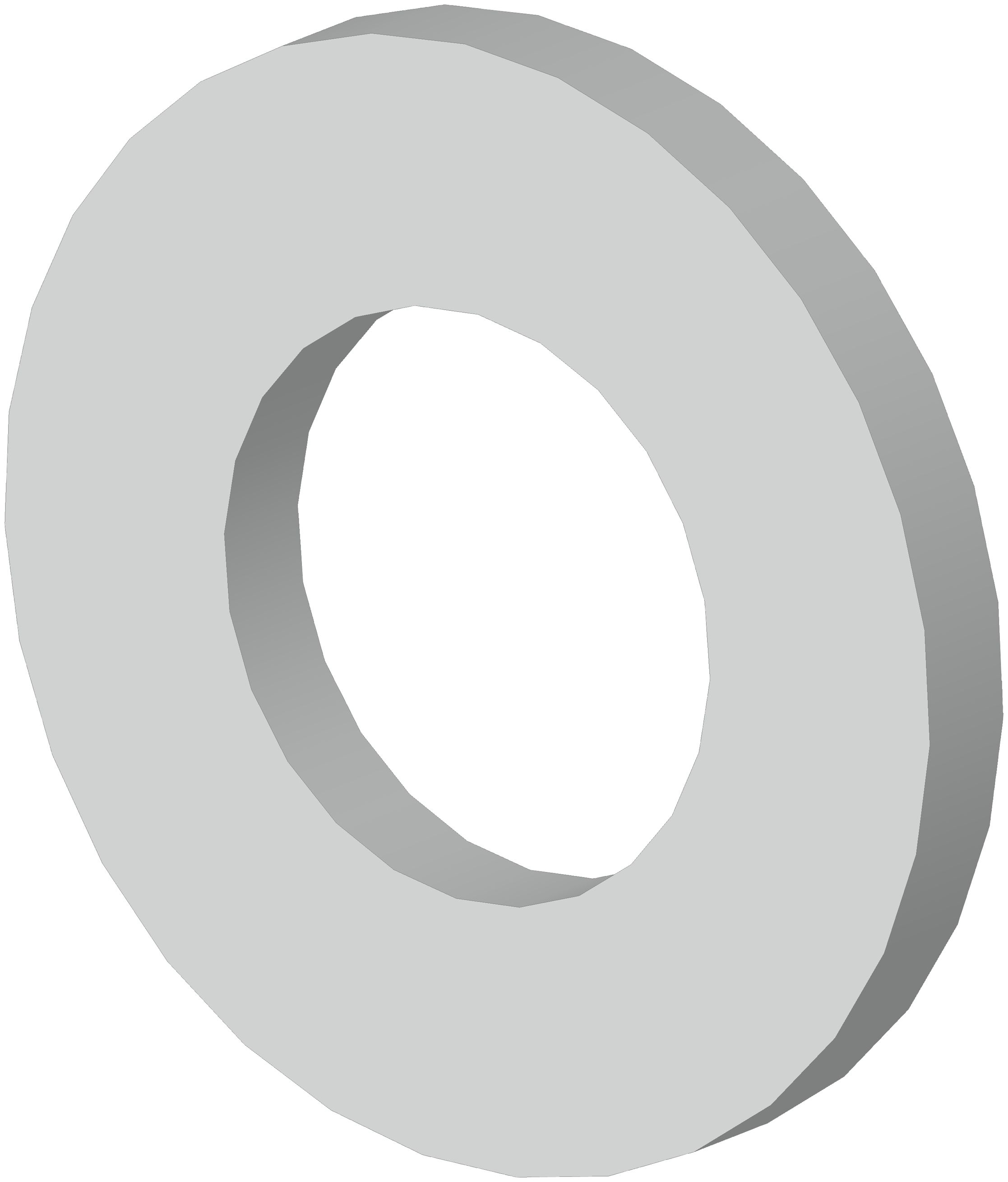 Siemens Galvanised Steel O-Ring Washers, DIN 125A