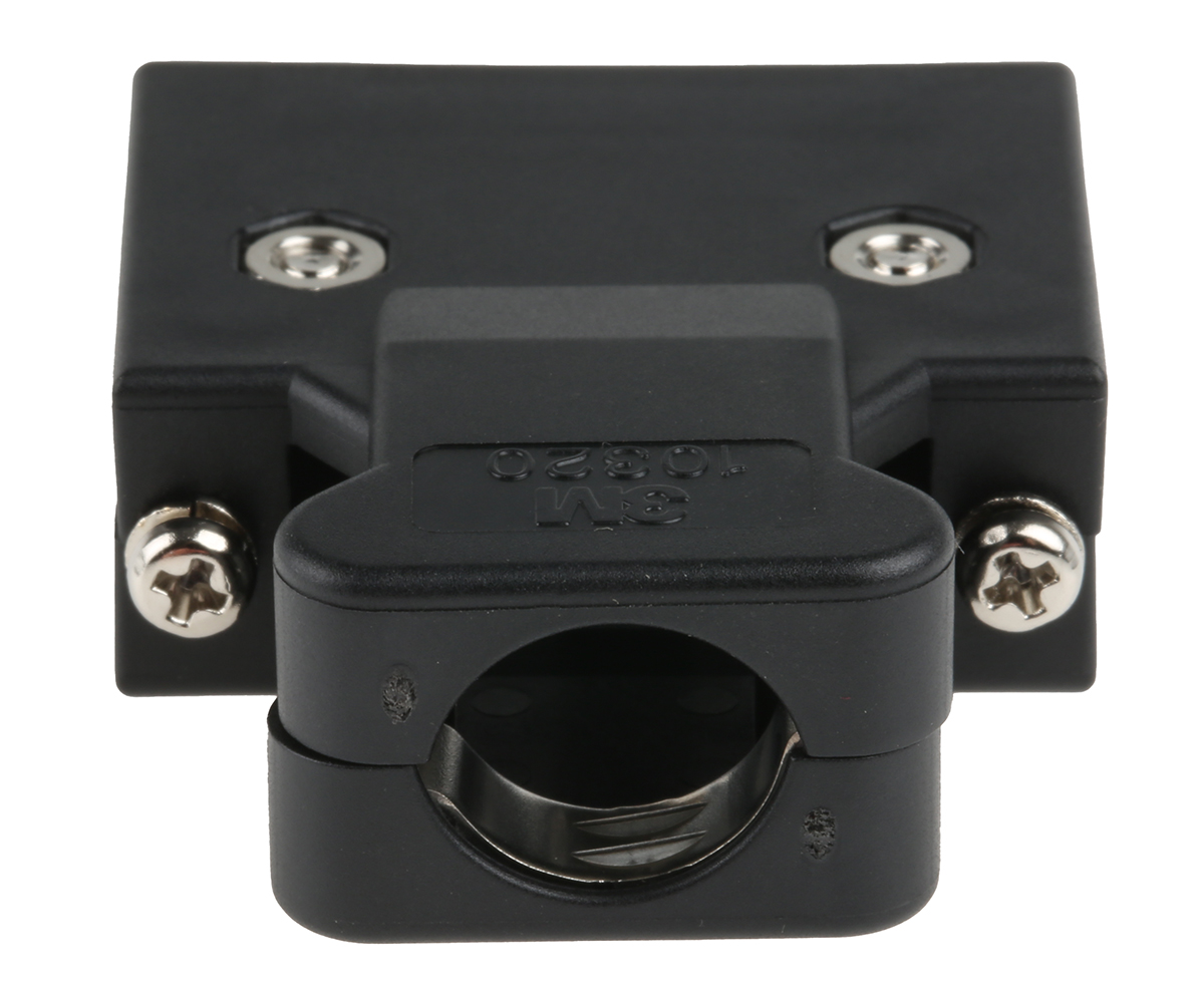 10320-52a0-008 3M 103 Series Polymer D Sub Backshell, 20 Way, Strain Relief